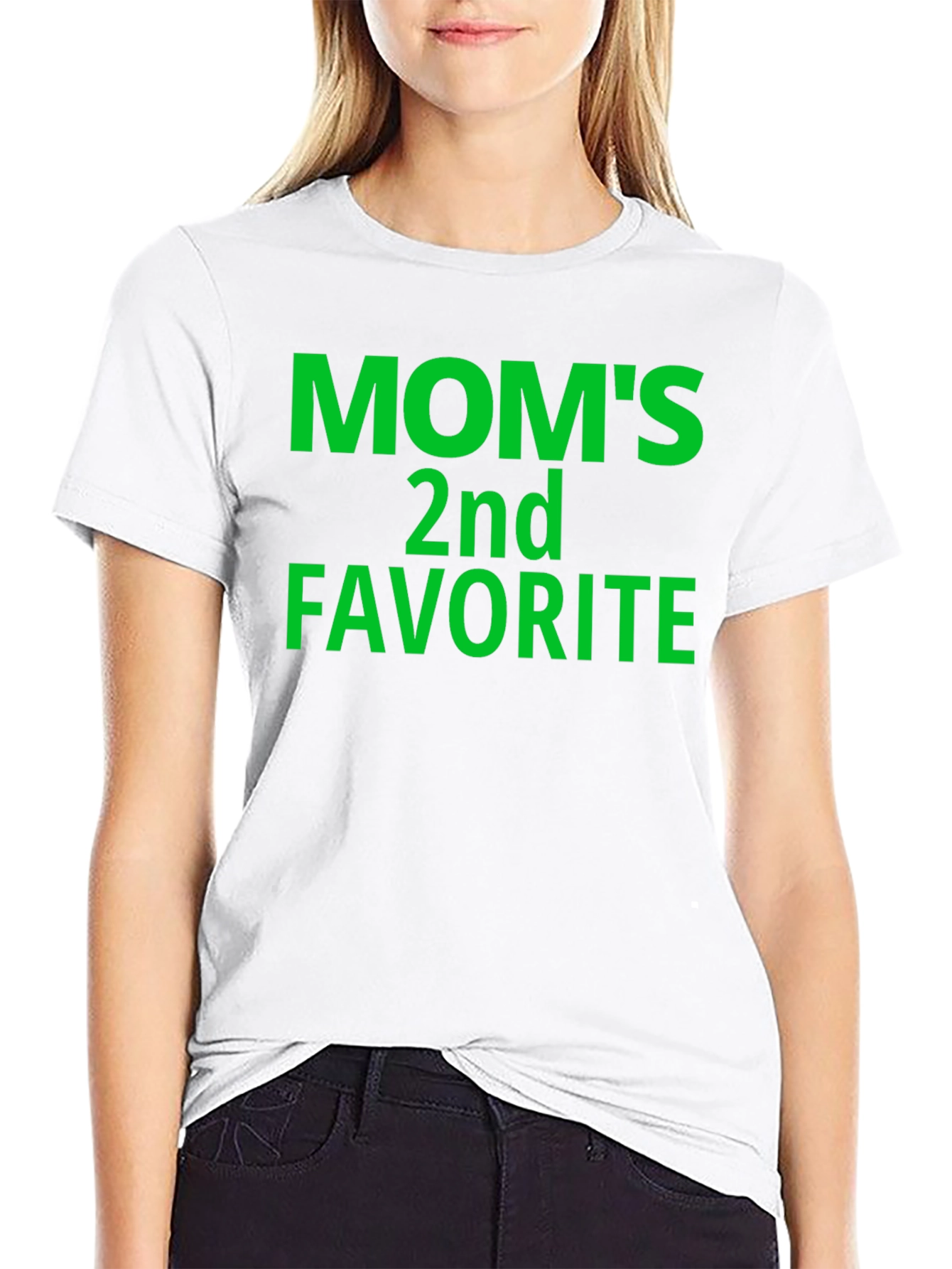 Black Mom's 2nd Favorite T-Shirt - Funny Novelty Tee view 9