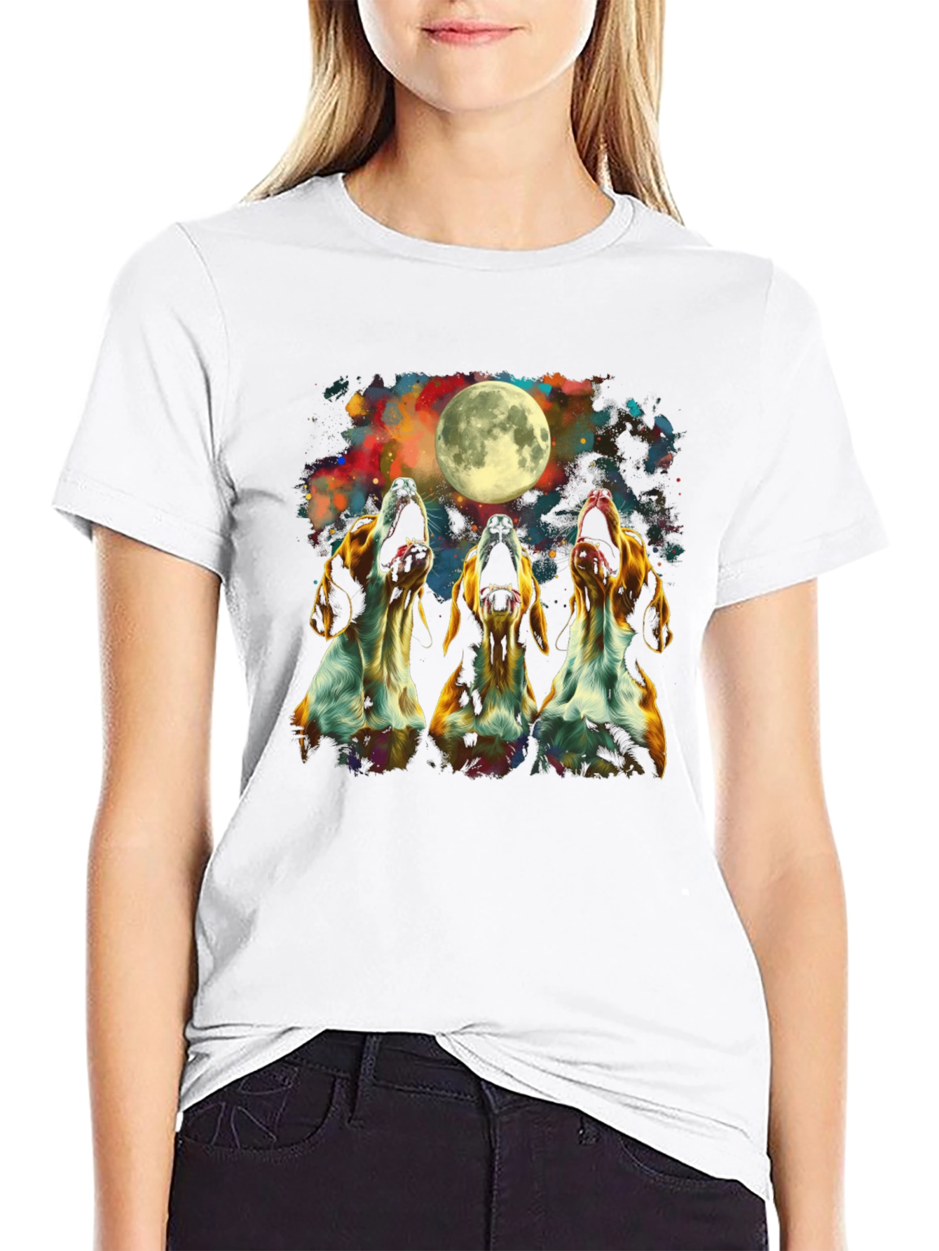 Howling Hounds Moon T-Shirt - 9