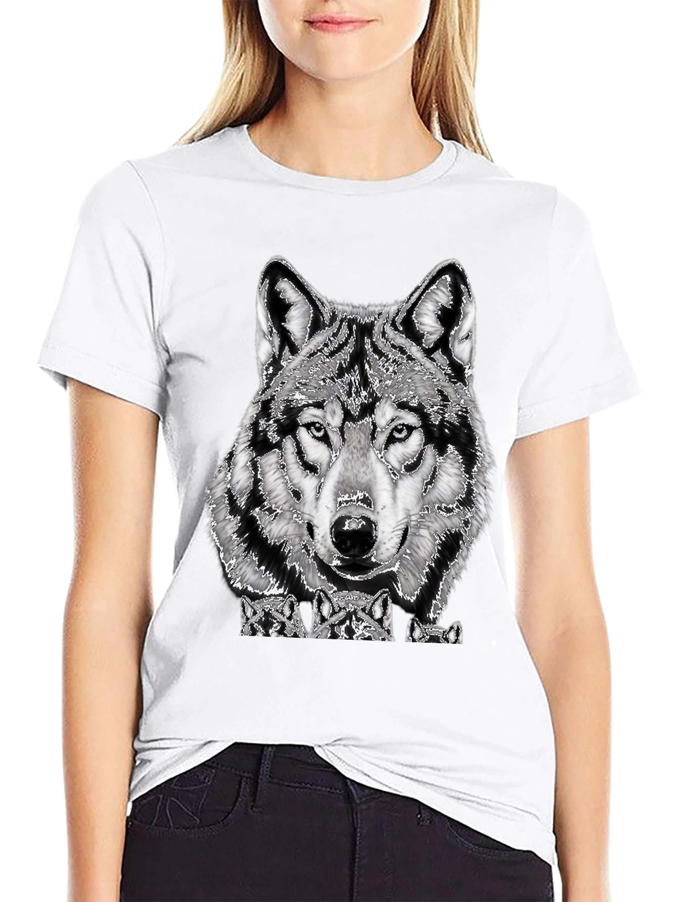 Wolf Pack Graphic Tee - Men's Black T-Shirt - 9