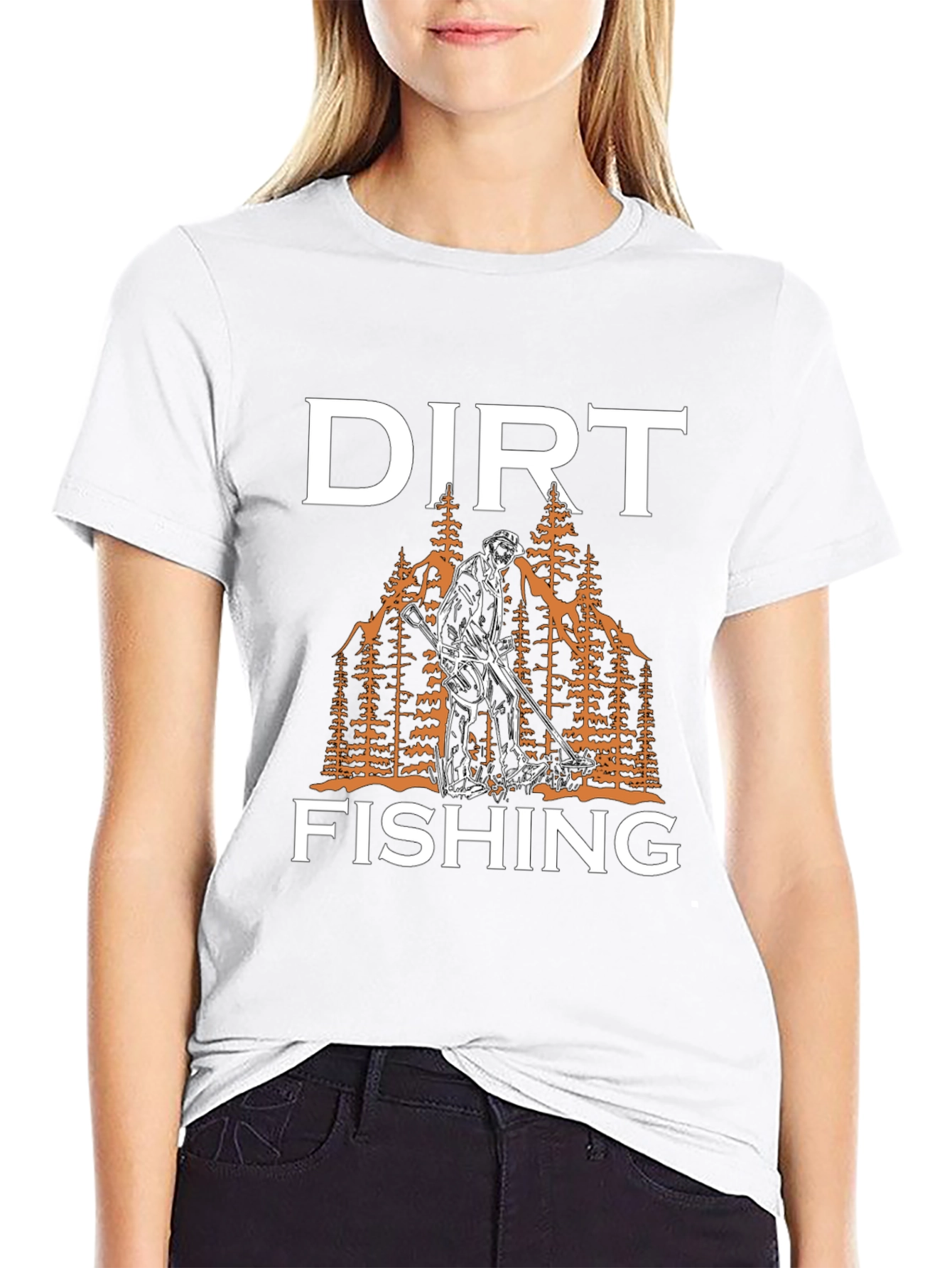 Black Dirt Fishing T-Shirt - Metal Detecting Apparel view 9