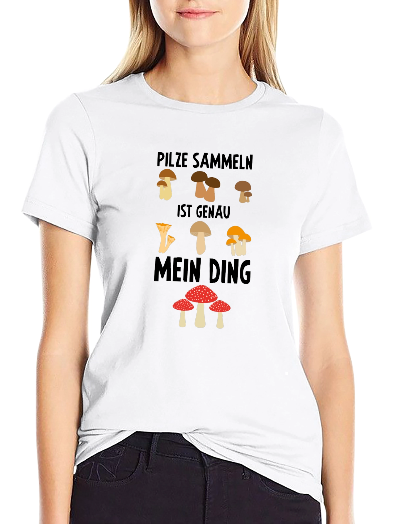 Pilze Sammeln Mushroom Graphic Tee - 9