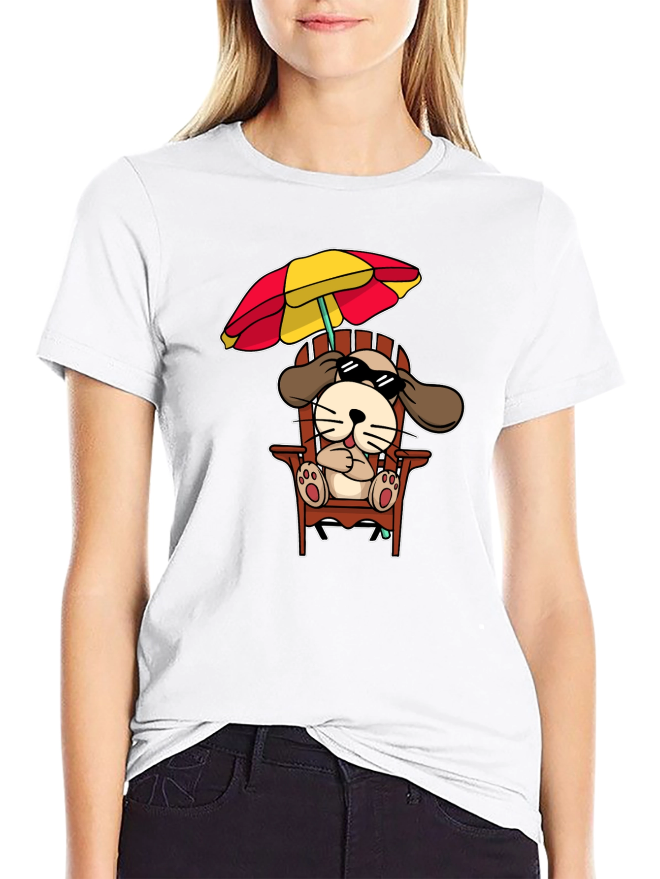 Black Relaxed Dog T-Shirt view 9