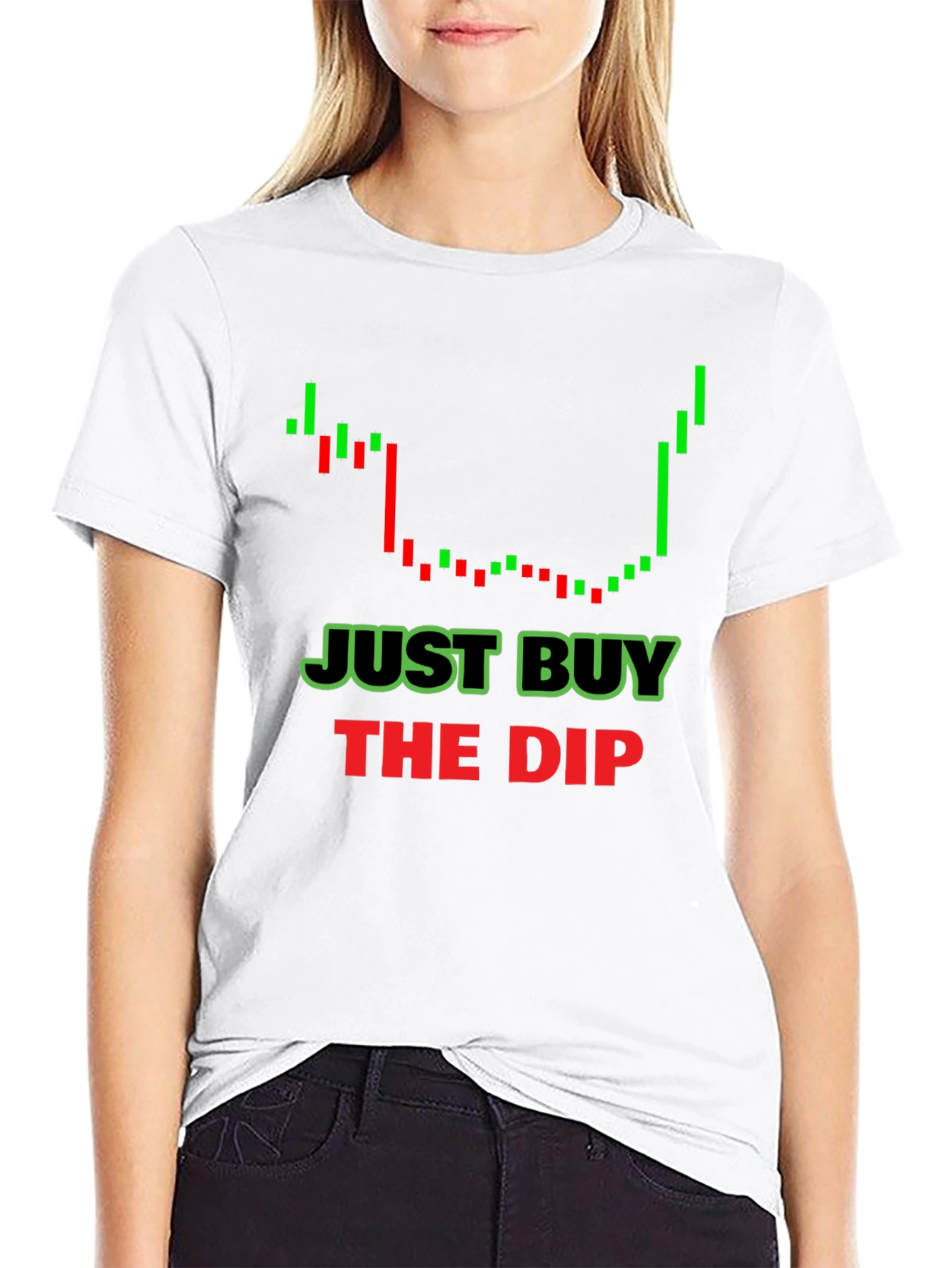 Black Just Buy The Dip T-Shirt - Trader Apparel view 9