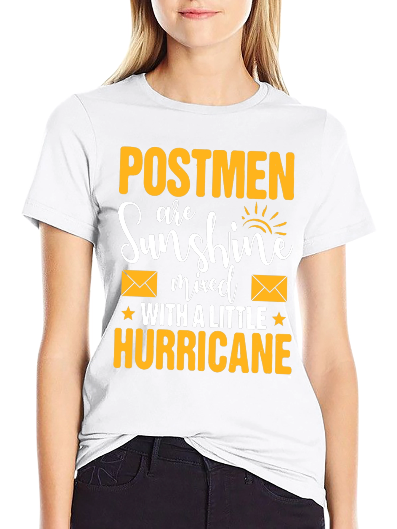 Black Postmen Sunshine Hurricane T-Shirt view 9