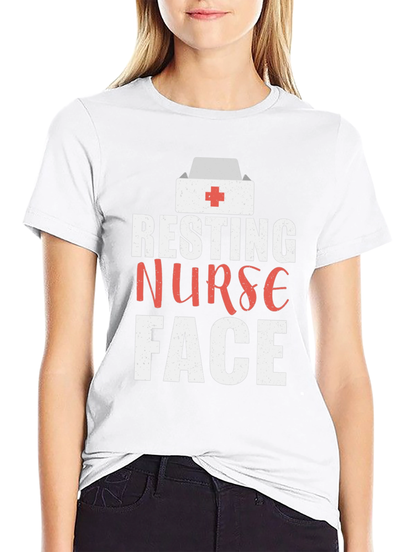 Resting Nurse Face T-Shirt - Funny RN Tee - 9