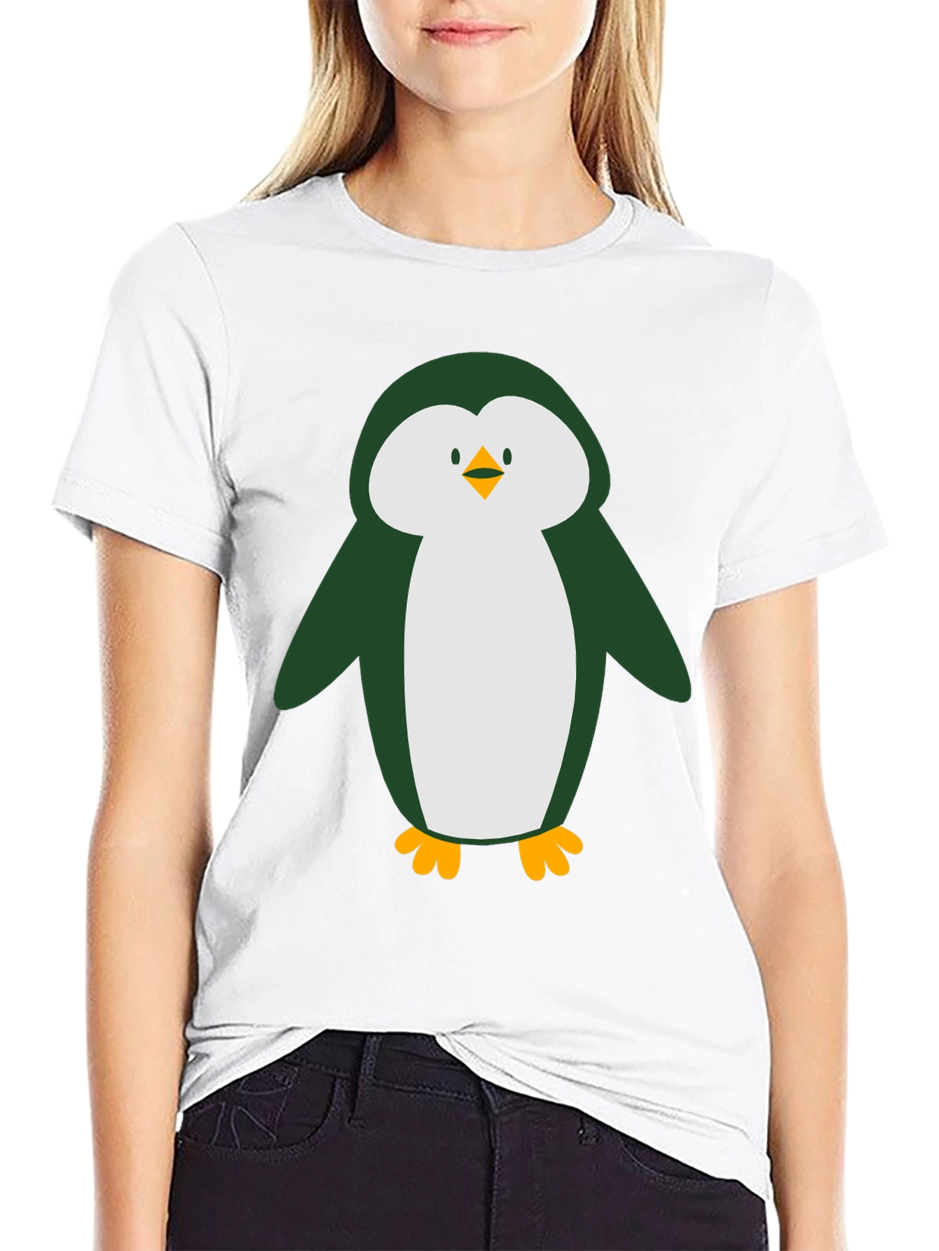 Black Penguin Graphic Tee - Comfy Casual Style view 9
