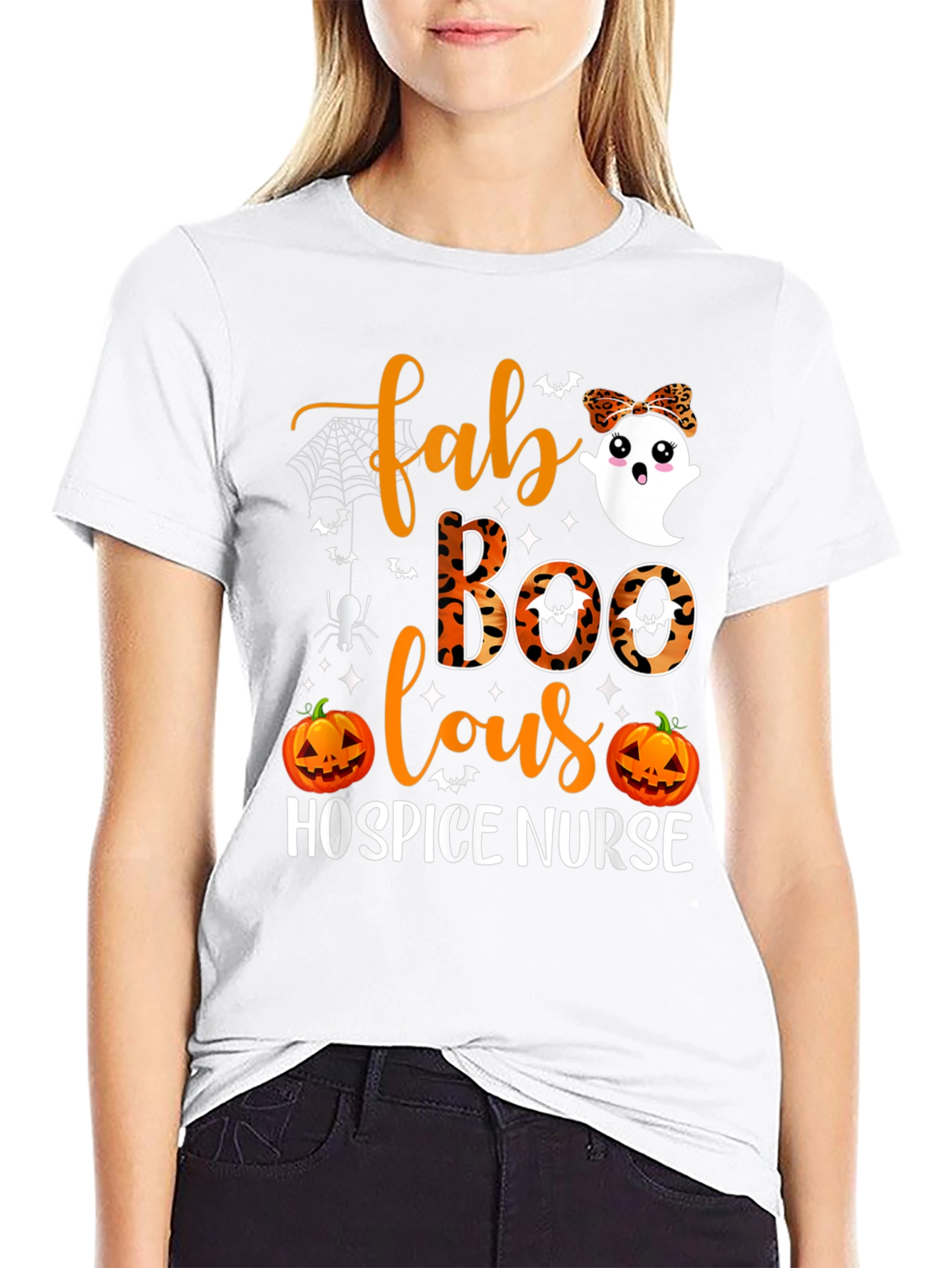 Fab-Boo-lous Hospice Nurse Halloween T-Shirt - 9