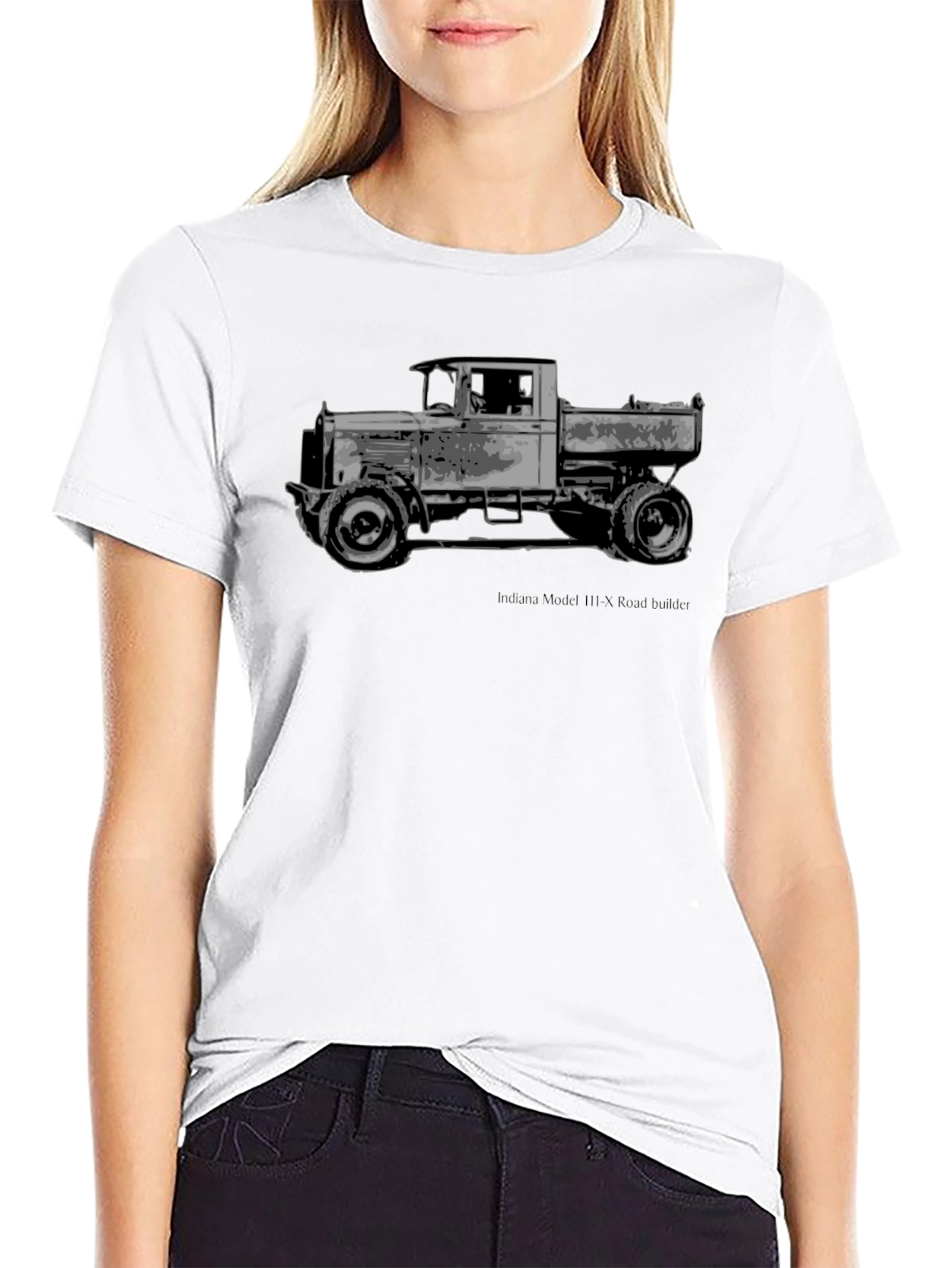 Vintage Truck Graphic Tee - Classic Black T-Shirt - 9