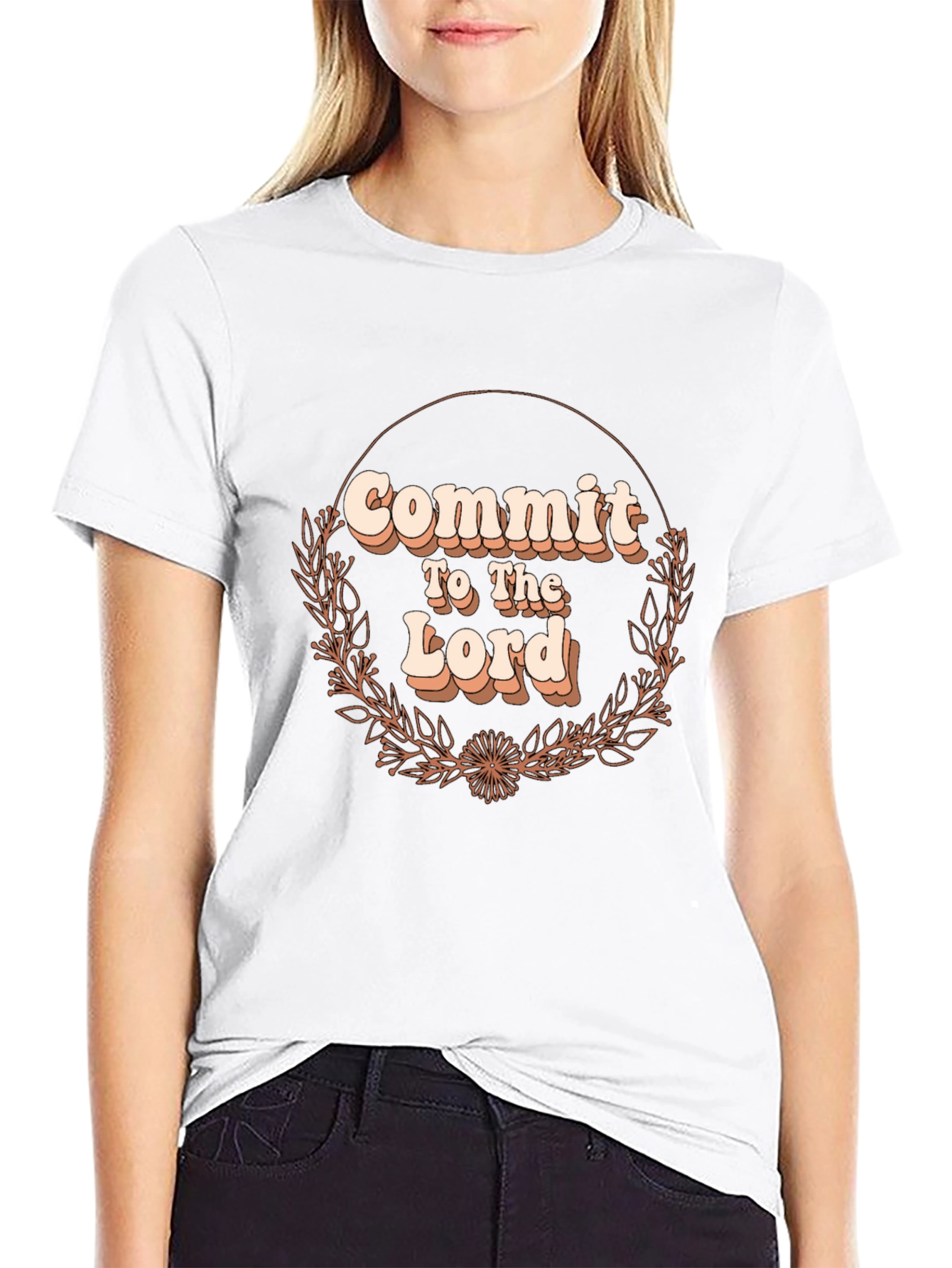Black Commit To The Lord T-Shirt view 9