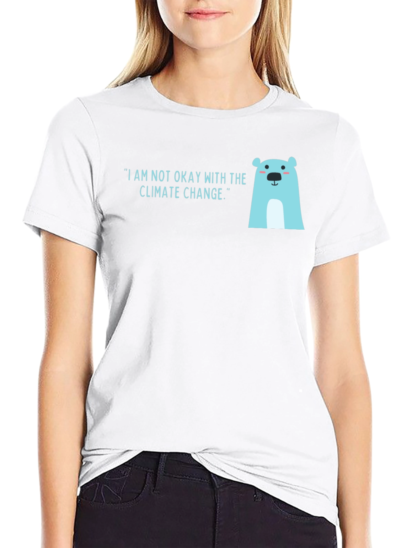 Black Climate Change Awareness T-Shirt view 9