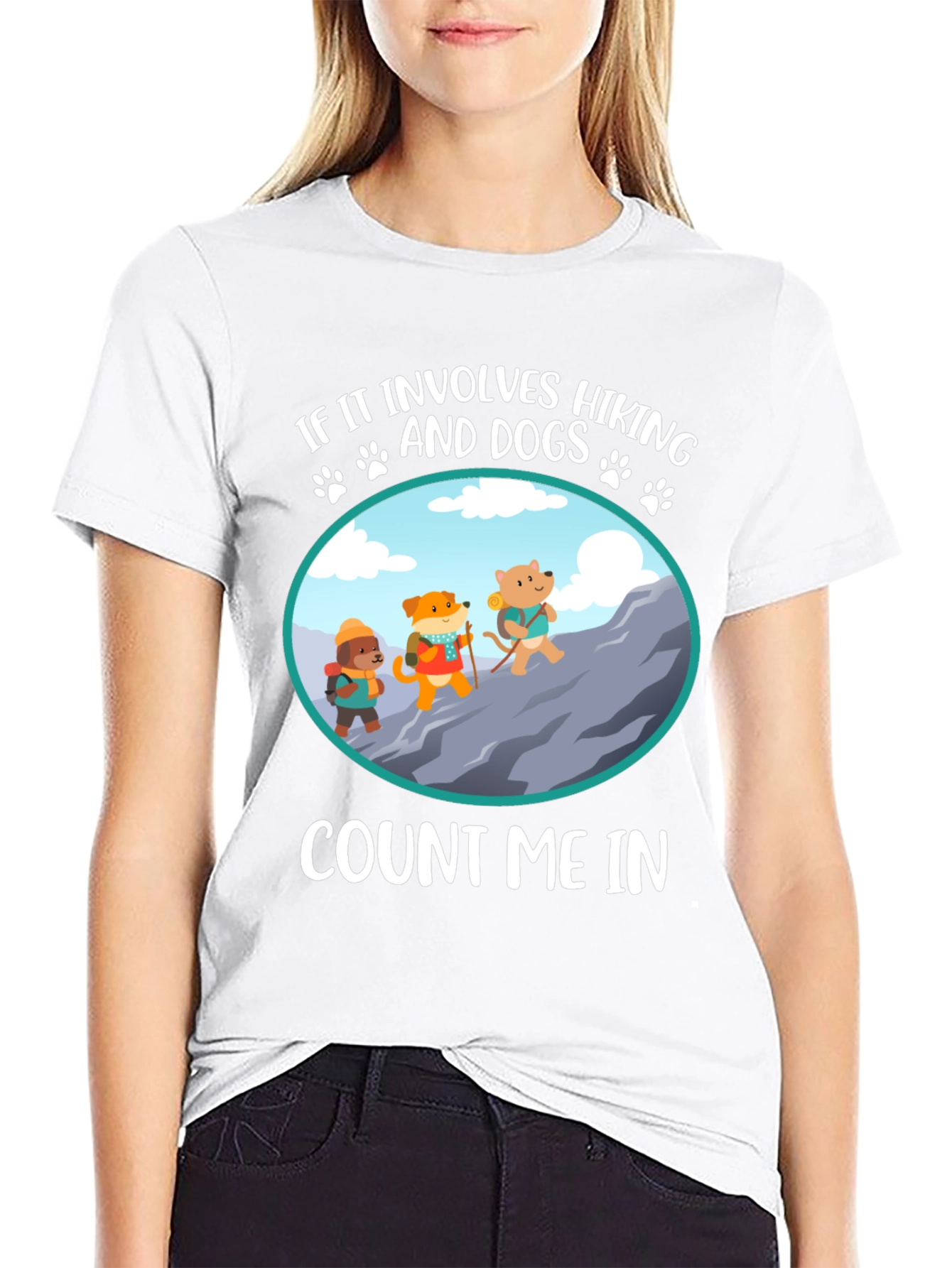 Hiking Dogs Graphic Tee - Count Me In! - 9