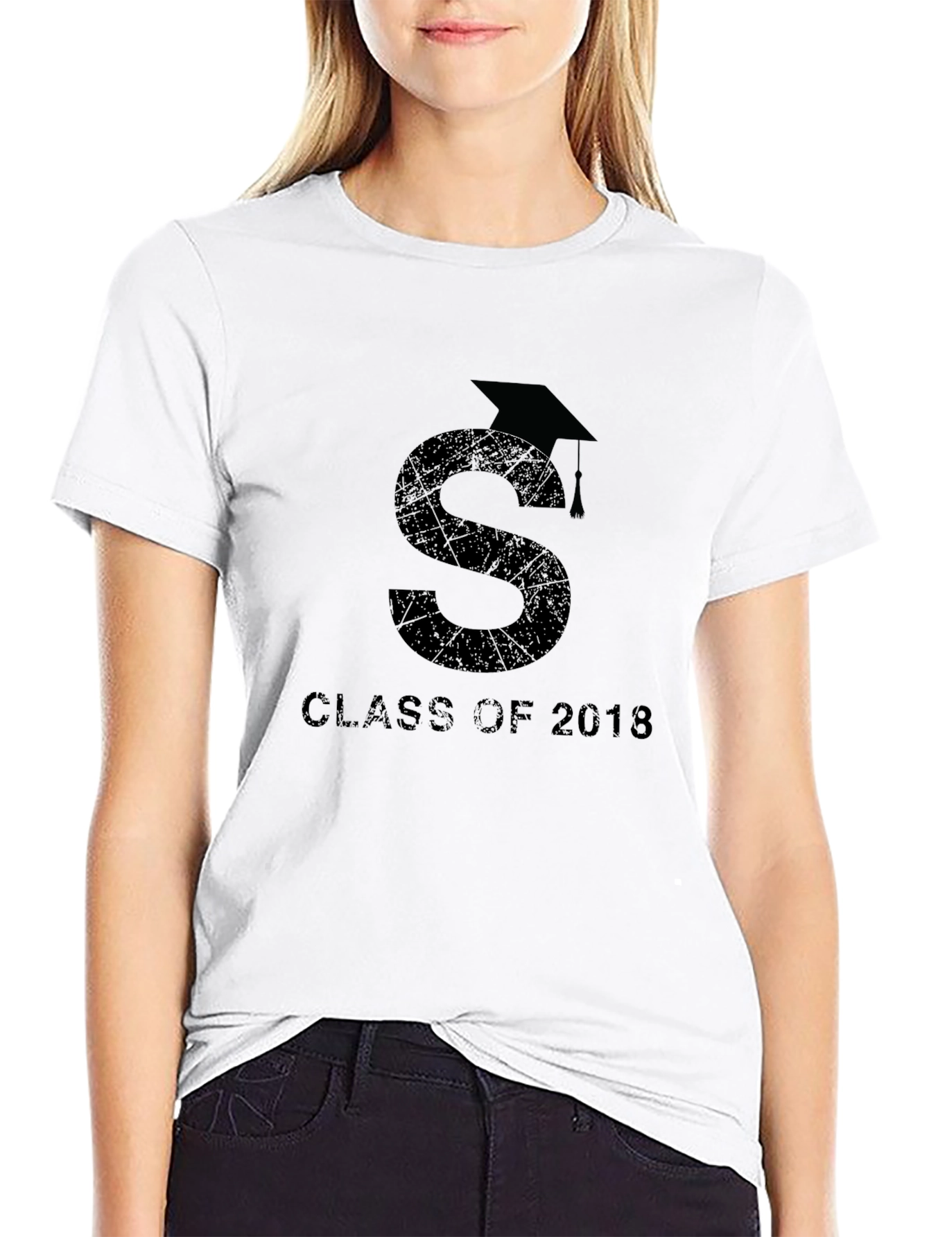 Black Class of 2018 Graduation T-Shirt view 9