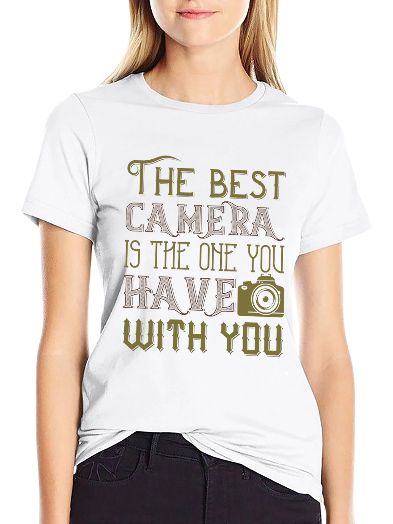 Black Photographer's Tee: The Best Camera Is the One You Have! view 9
