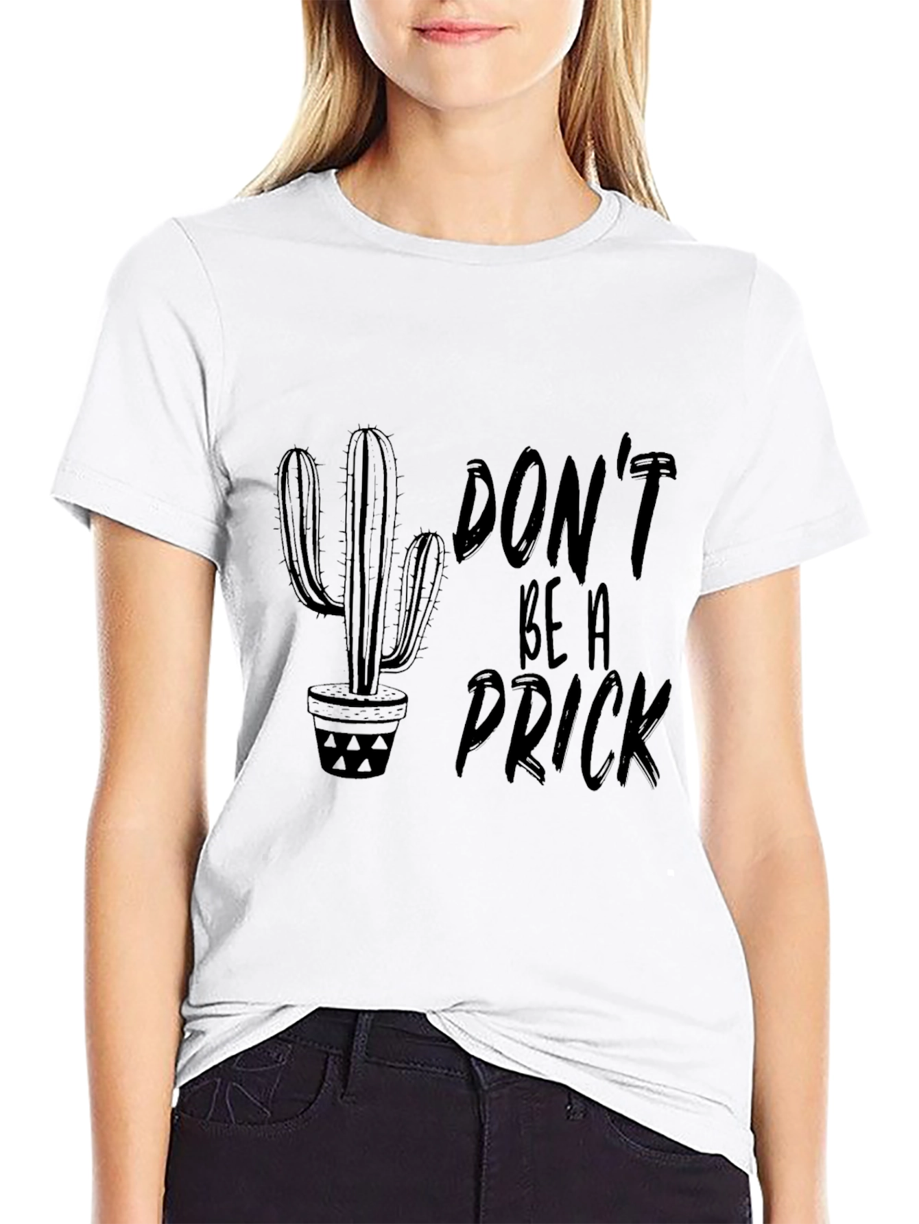 Black Don't Be A Prick Graphic T-Shirt view 9