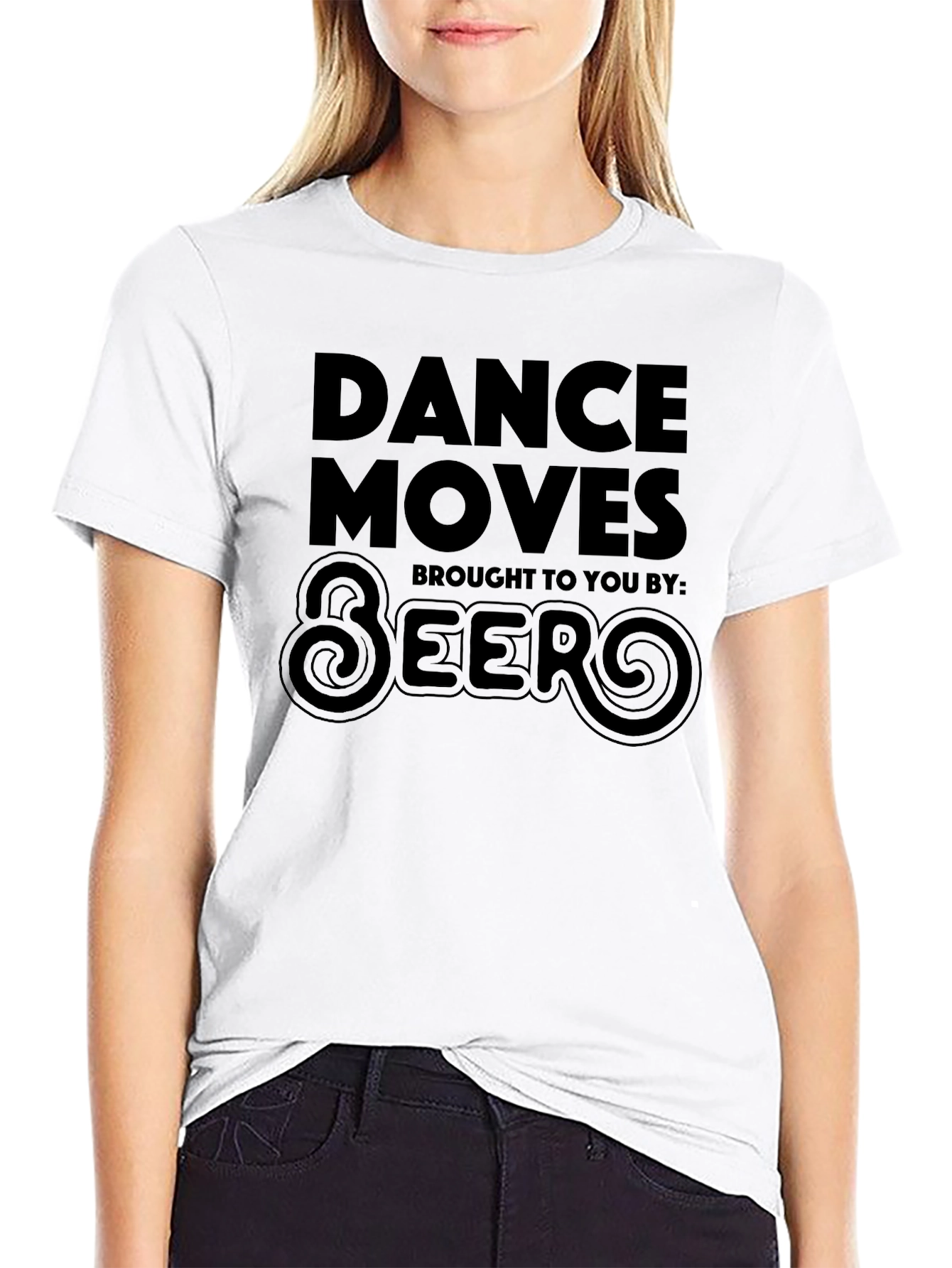 Black Dance Moves Brought to You By: Beer T-Shirt view 9