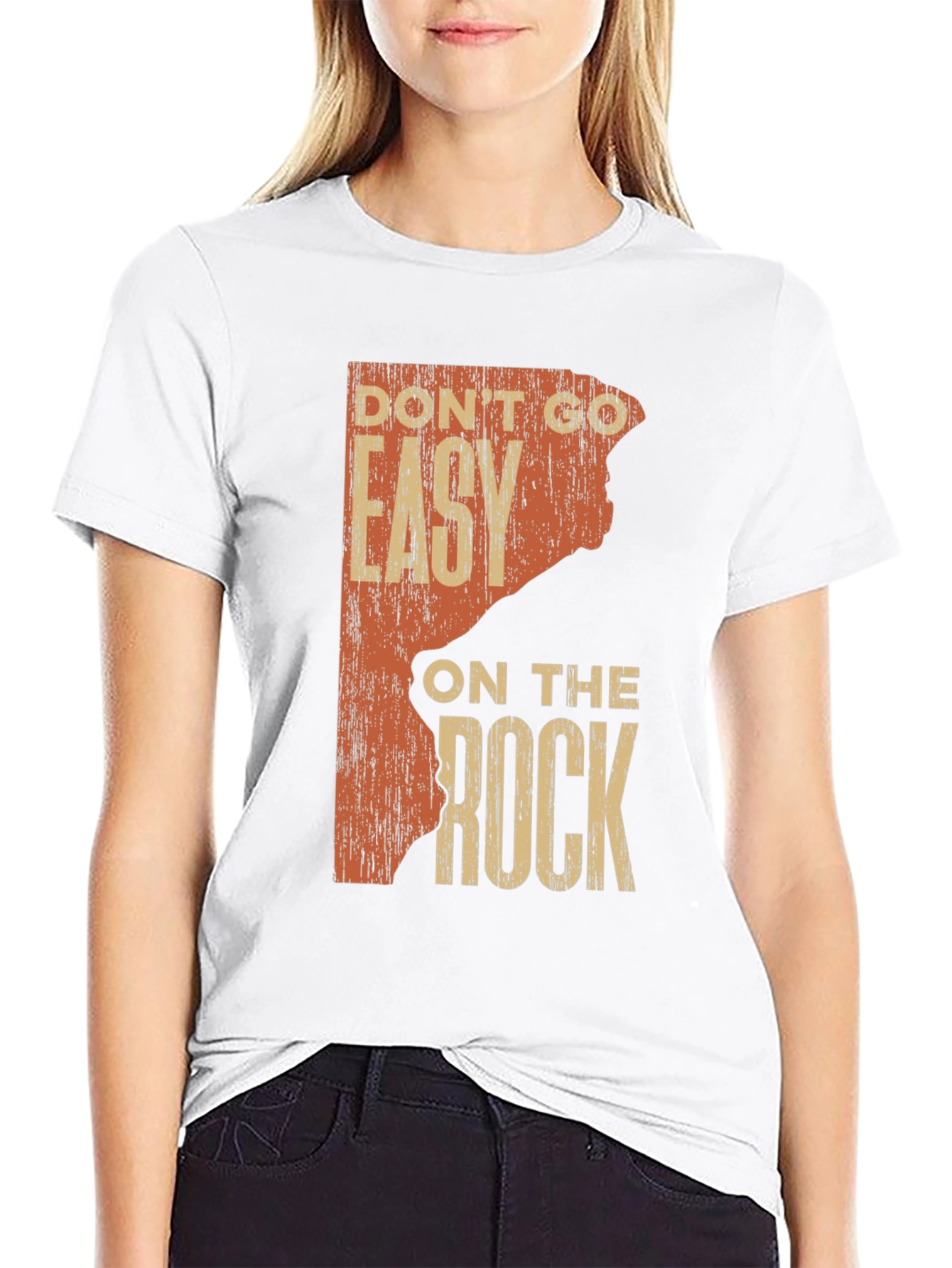 Black Rock Climbing T-Shirt: Don't Go Easy on the Rock view 9
