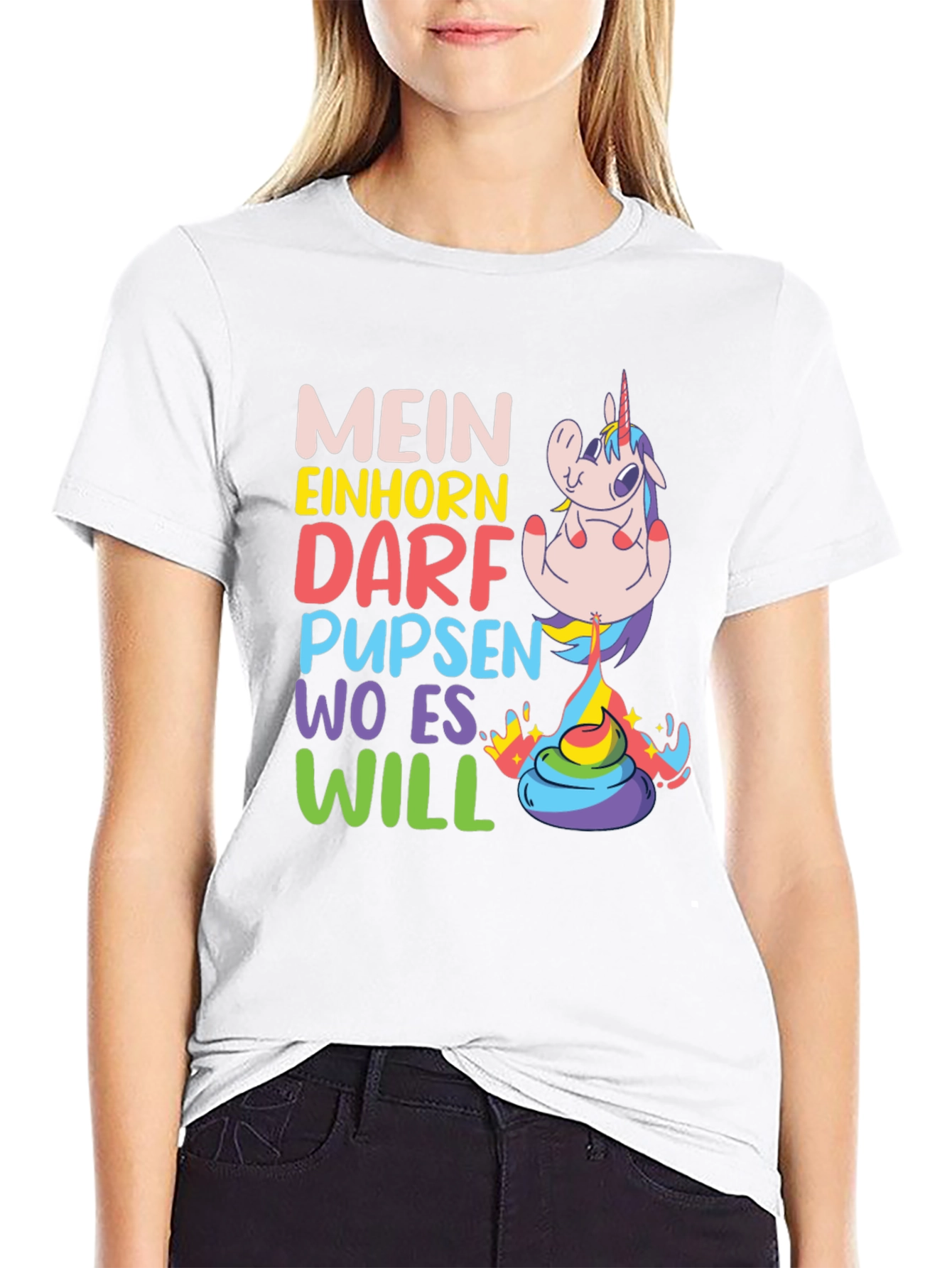 Funny Unicorn Fart T-Shirt - Mein Einhorn - 9