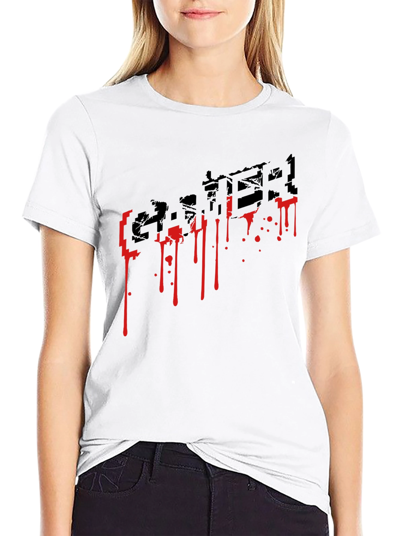 Black Gamer Graphic Print T-Shirt view 9