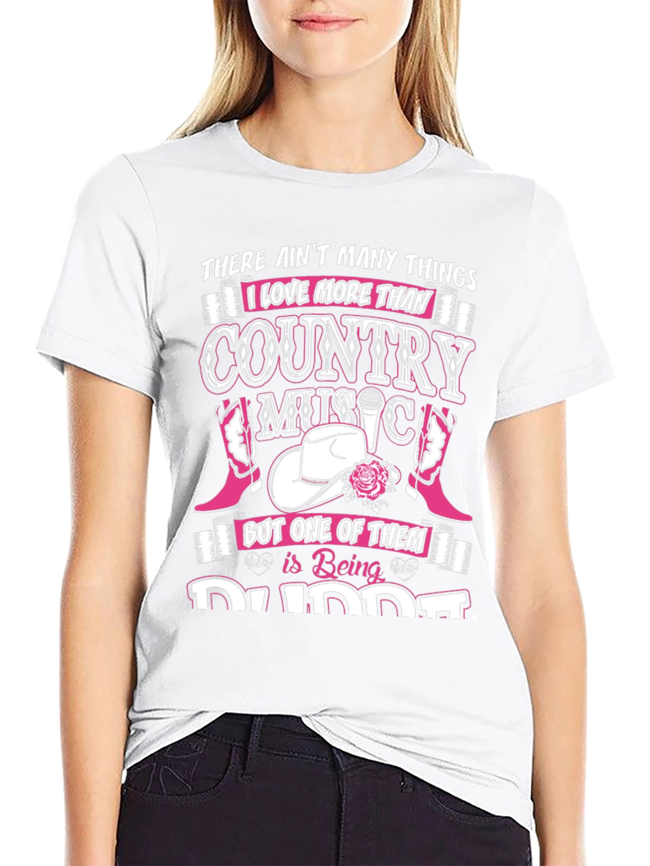 Black Country Music Daddy T-Shirt view 9