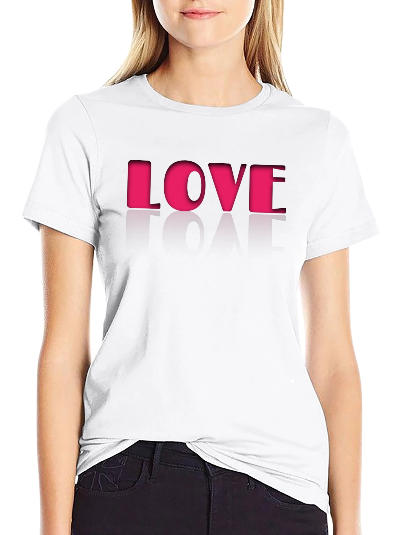 Black Love Graphic Tee - Stylish Men's Black T-Shirt view 9