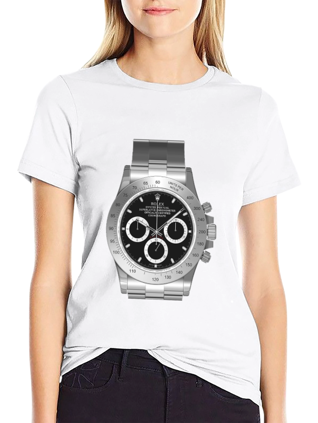 Rolex Daytona T-Shirt: Luxury Timepiece Fashion - 9