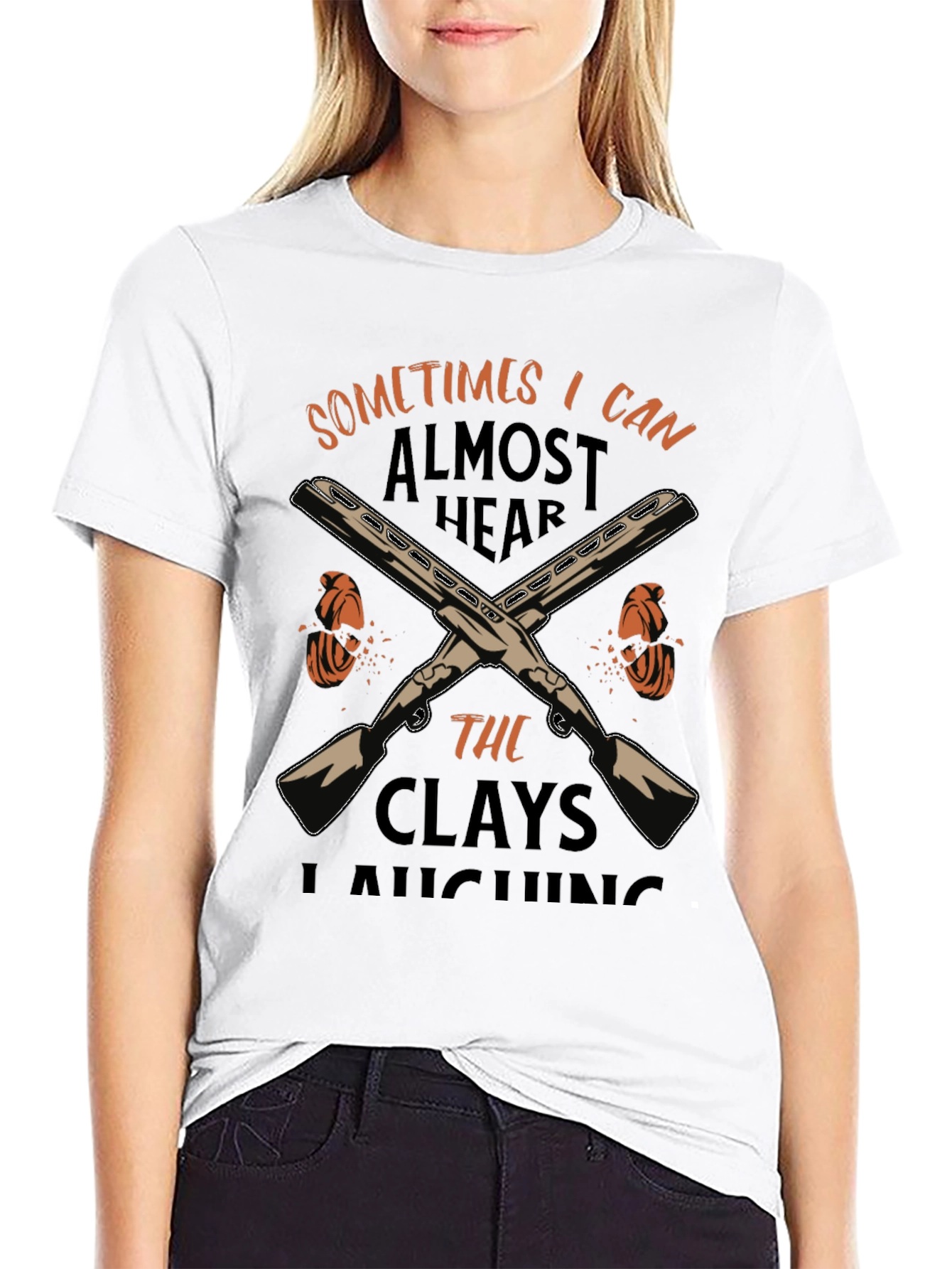 Black Clays Laughing T-Shirt view 9