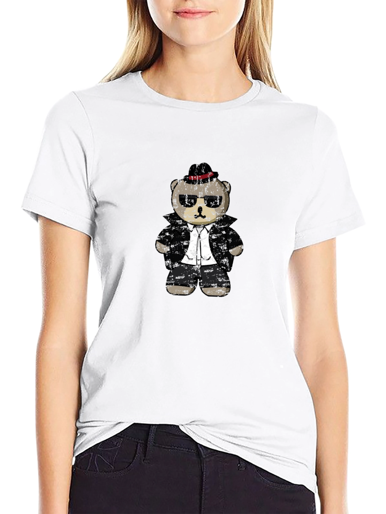 Black Cool Bear T-Shirt view 9