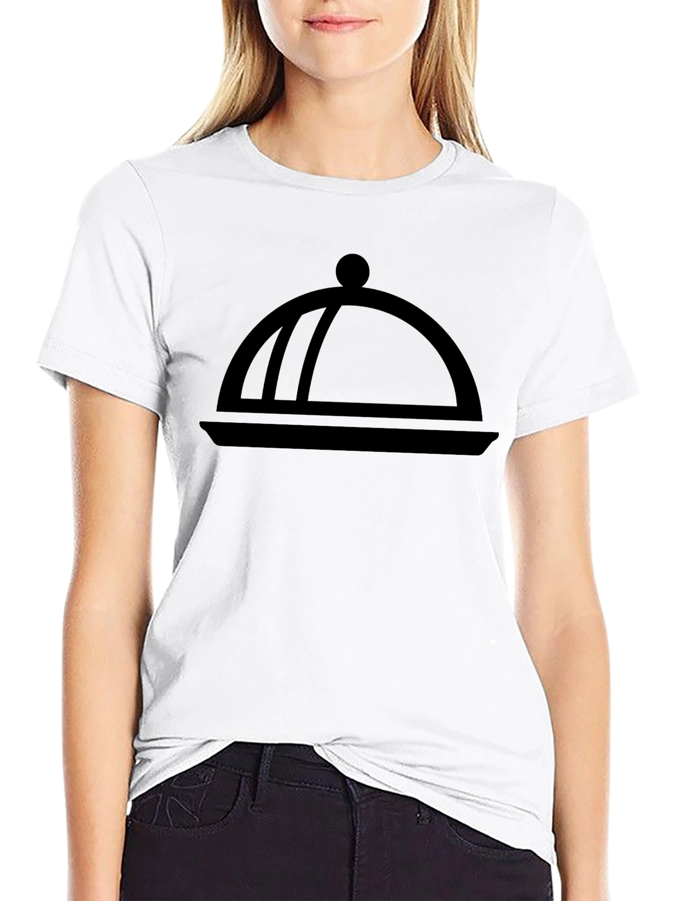 Black Chef Cloche Graphic Tee - Stylish Unisex T-Shirt view 9