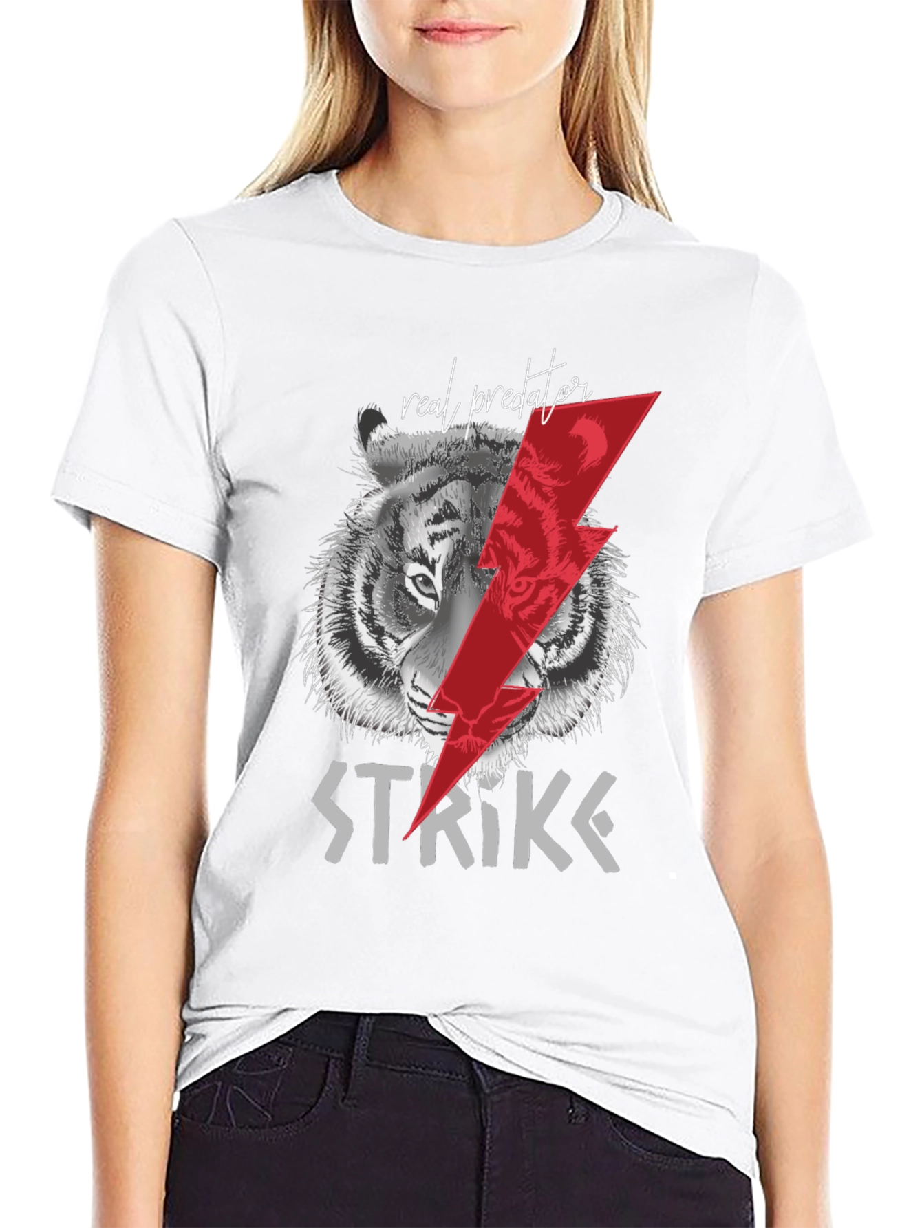 Black Strike Predator Graphic T-Shirt view 9