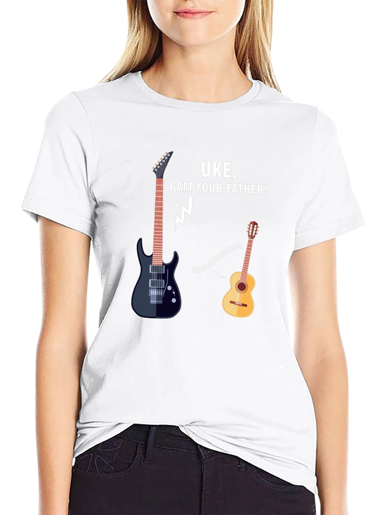 Black Uke I am Your Father T-Shirt view 9