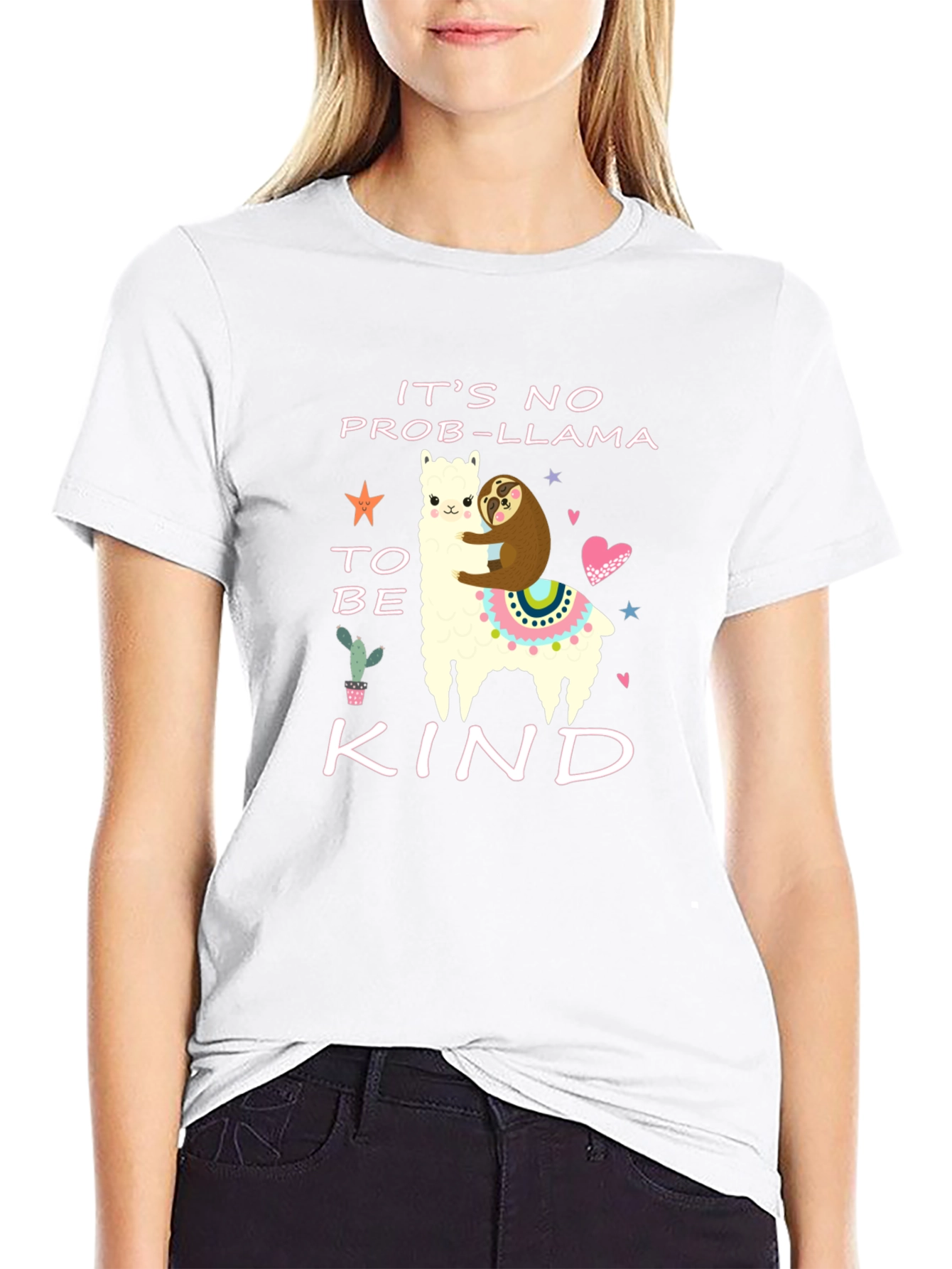It's No Prob-Llama to be Kind T-Shirt - 9