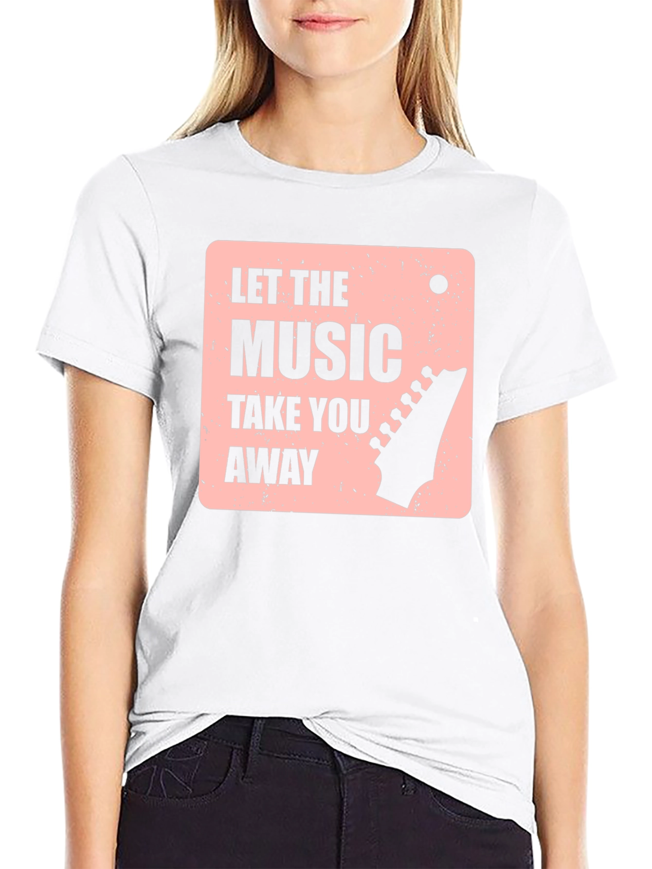 Black Music Lover's Black Graphic T-Shirt view 9
