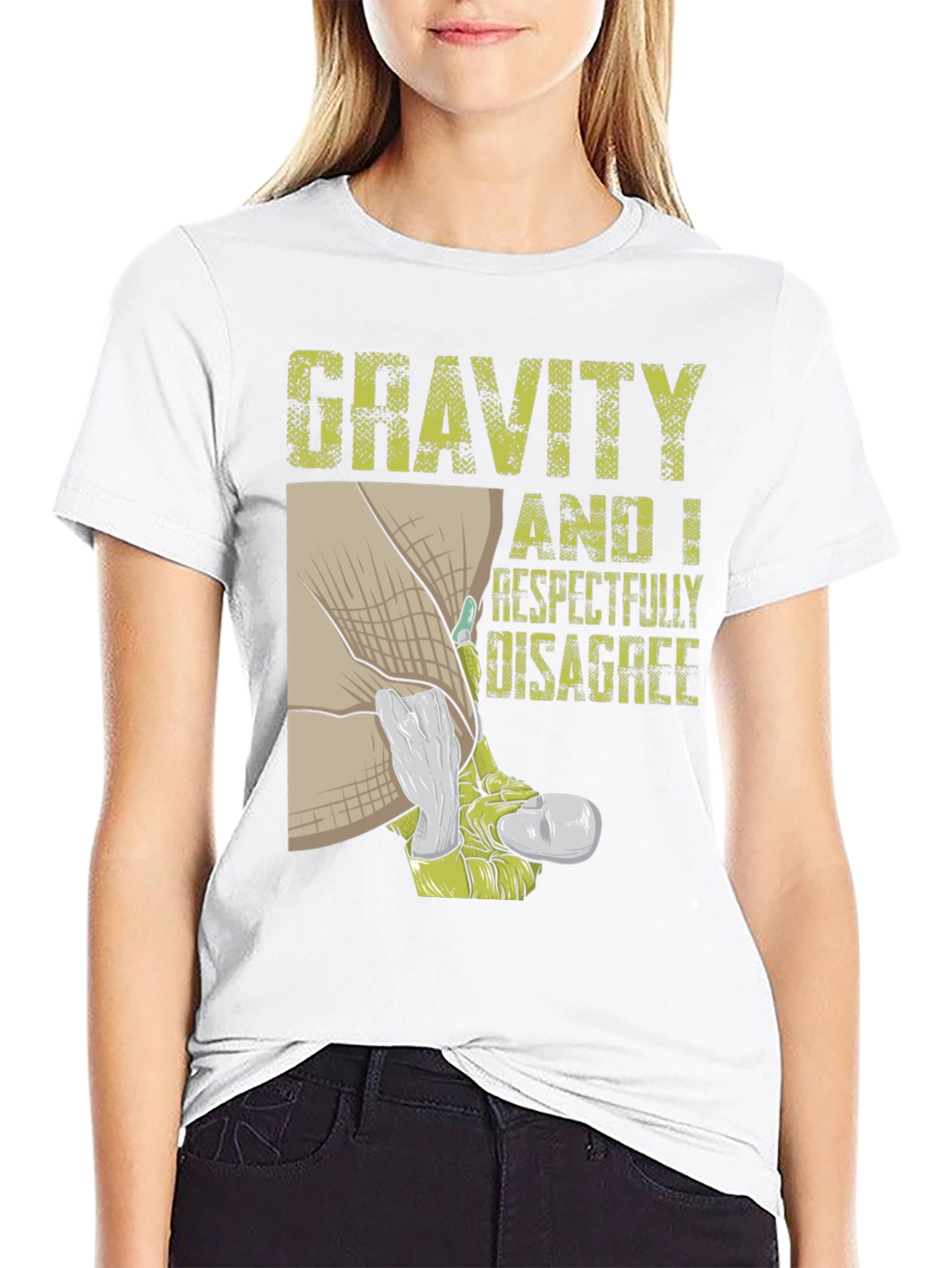 Black Gravity Disagree T-Shirt view 9
