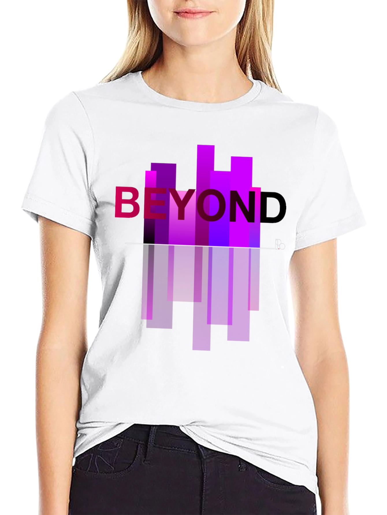 Black Beyond Graphic Tee - Modern Urban Style view 9