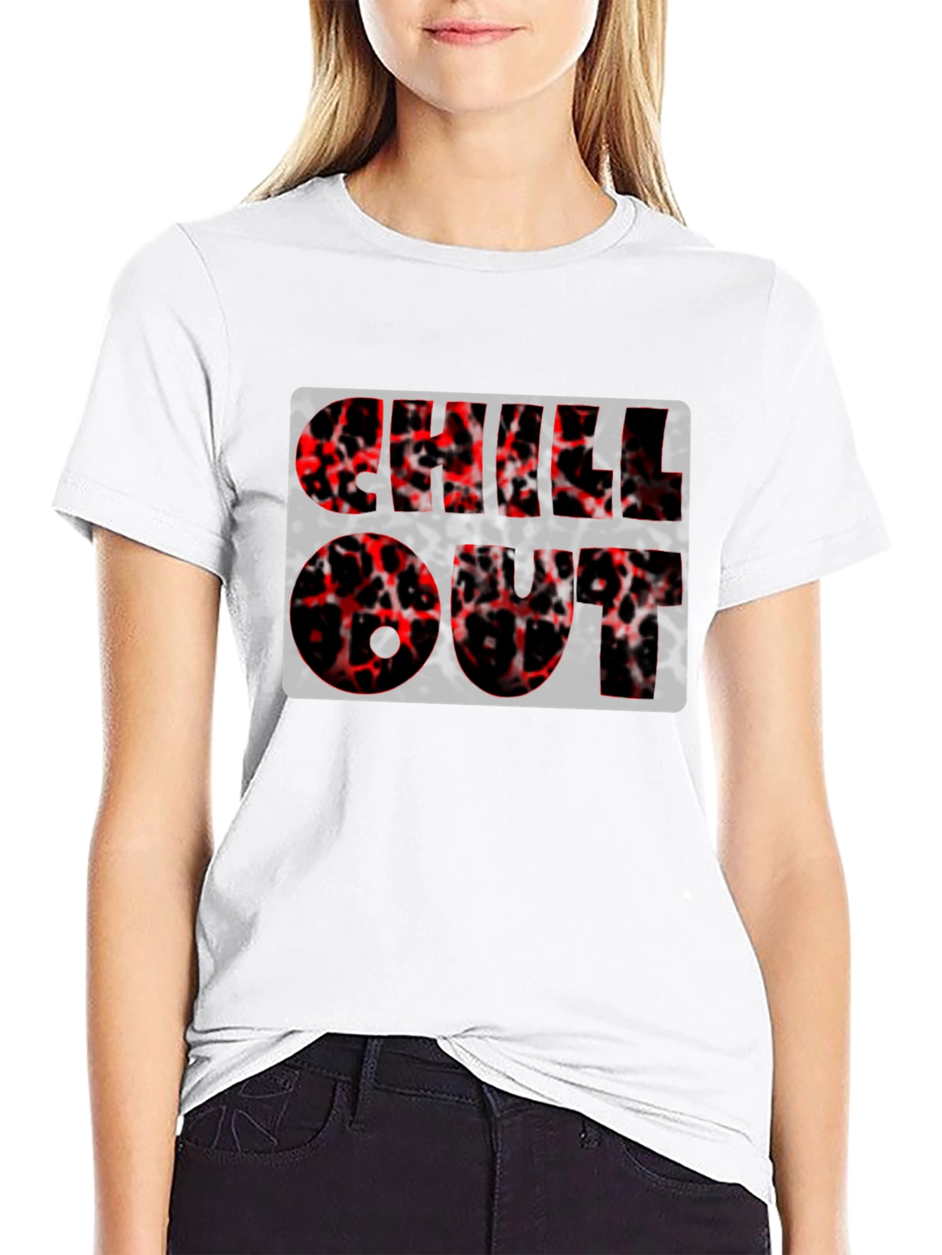 Black Chill Out Graphic Tee - Black Casual Shirt view 9