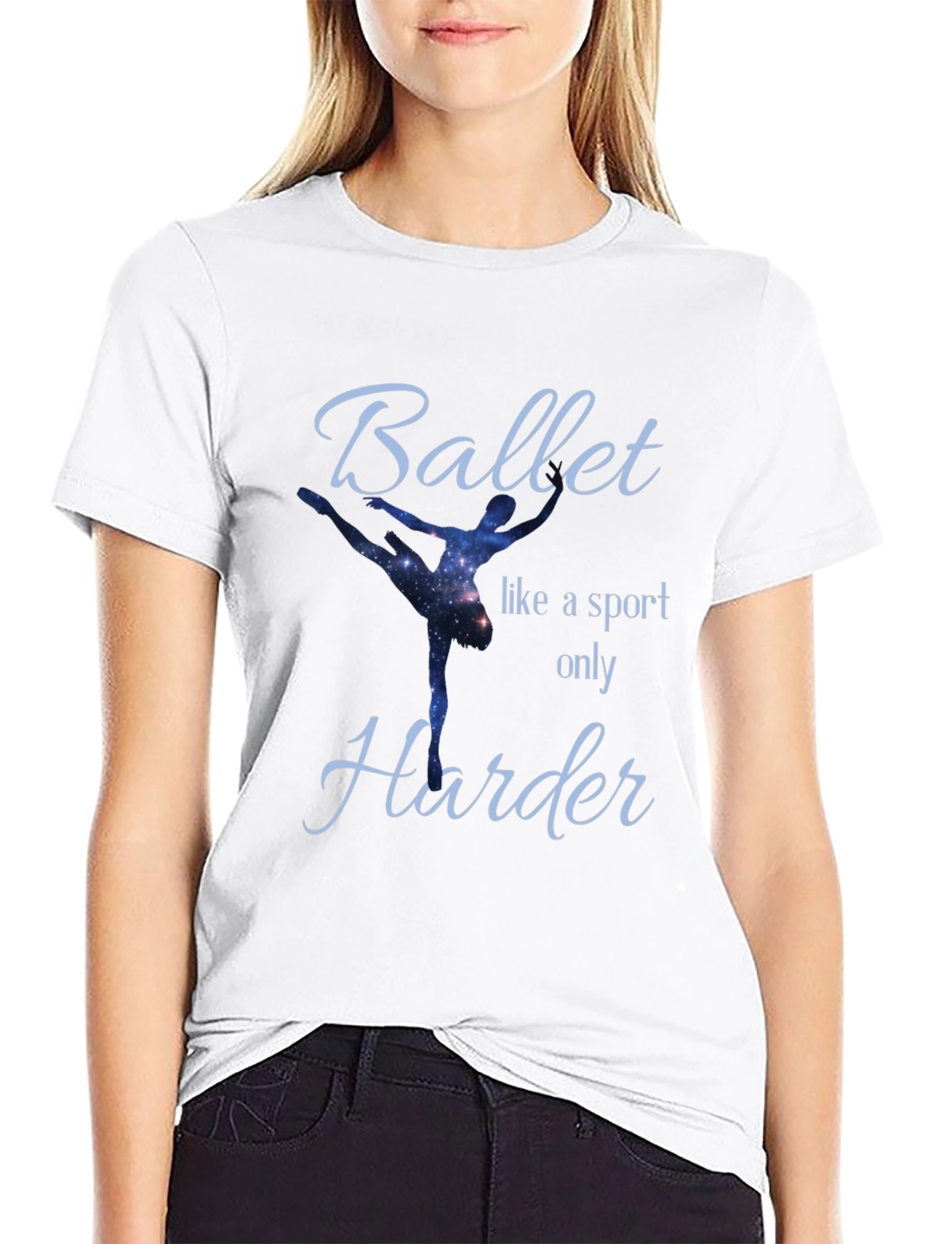 Black Ballet Like a Sport Only Harder T-Shirt view 9