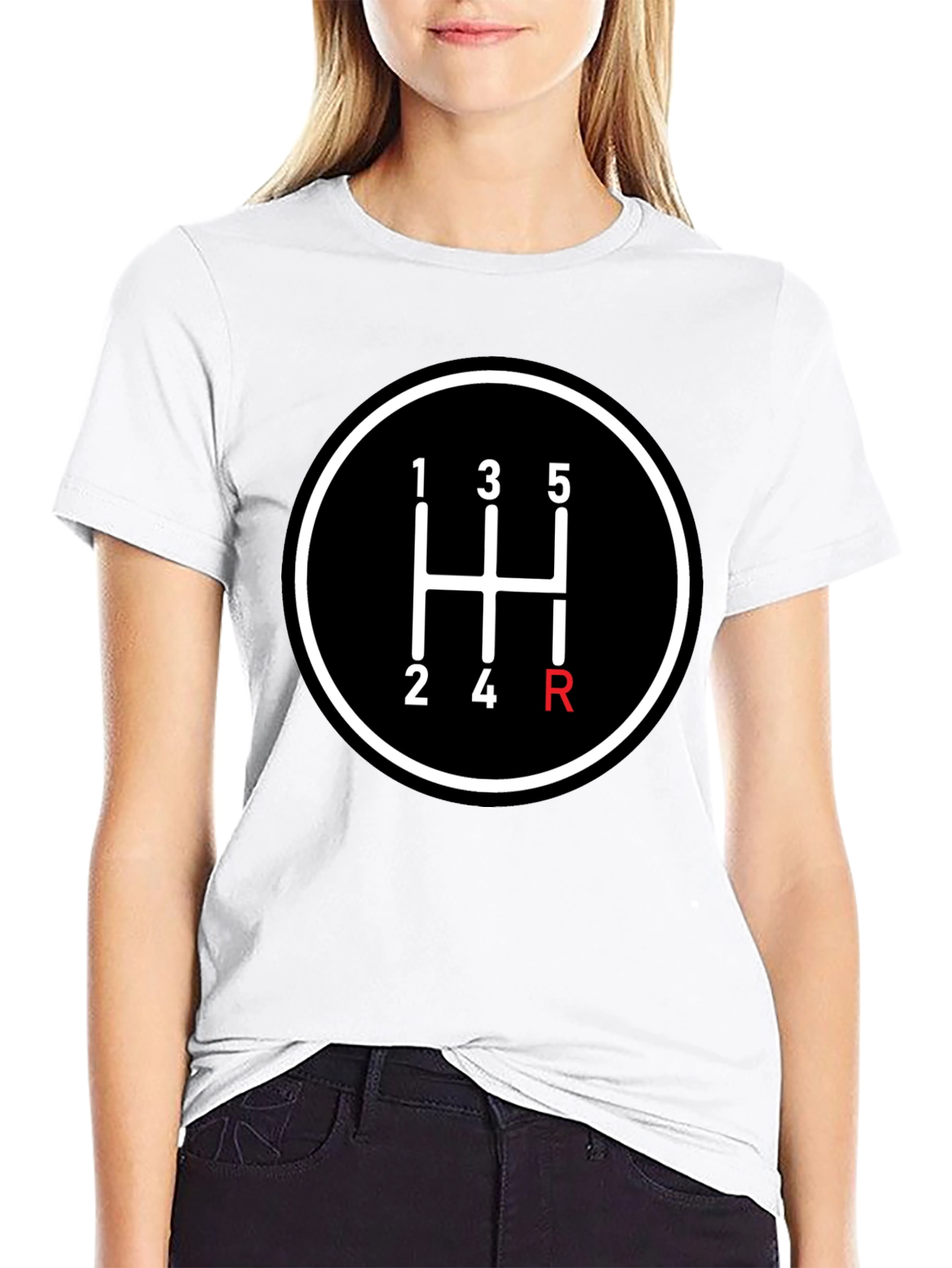 Black Manual Transmission T-Shirt view 9