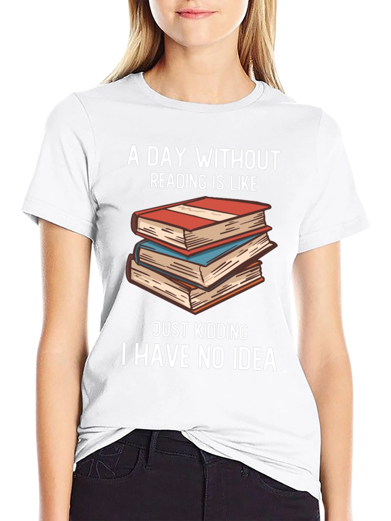 Black Funny Reading T-Shirt for Book Lovers view 9