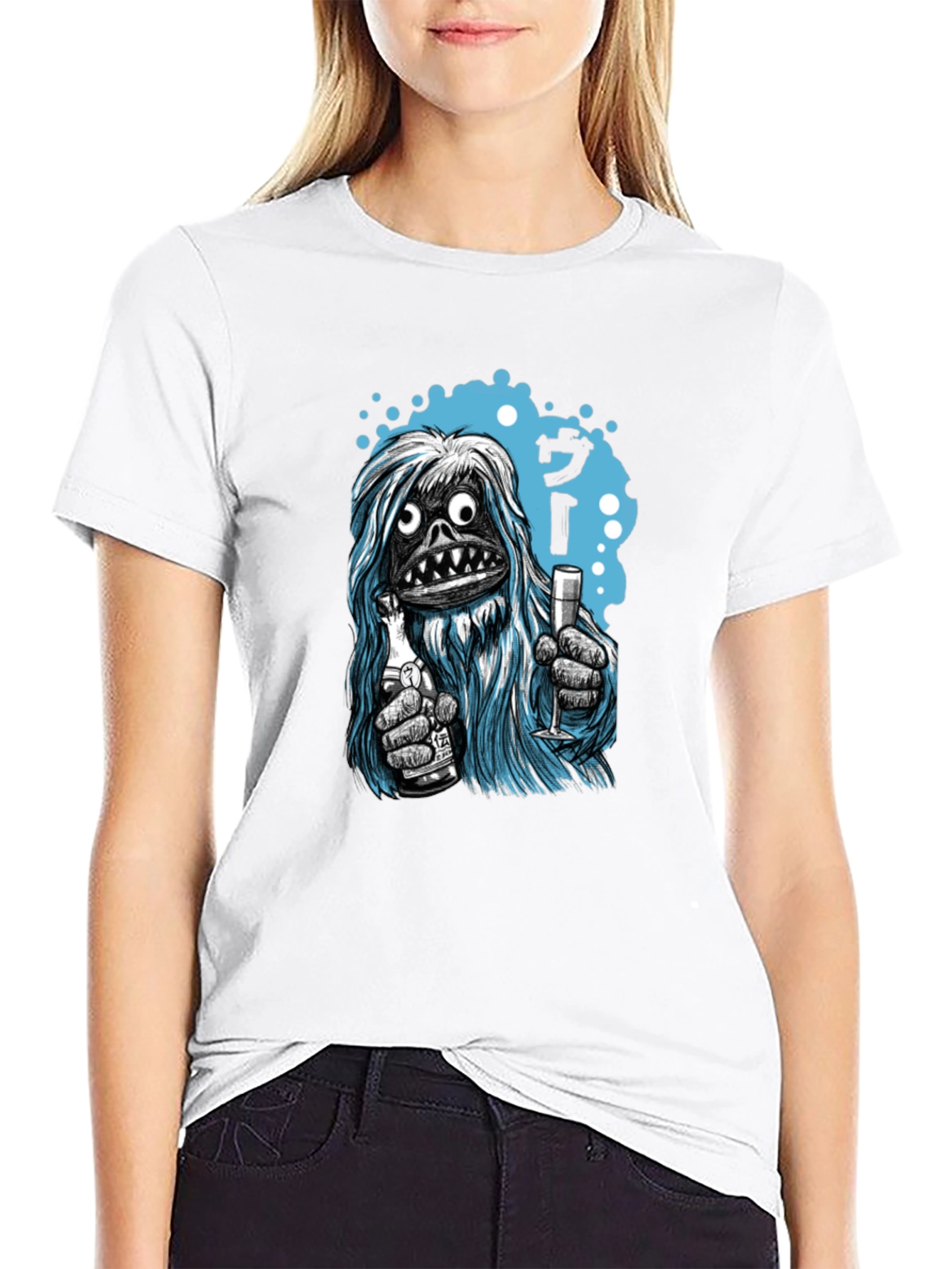 Black Yeti Party T-Shirt - Celebrate in Style! view 9