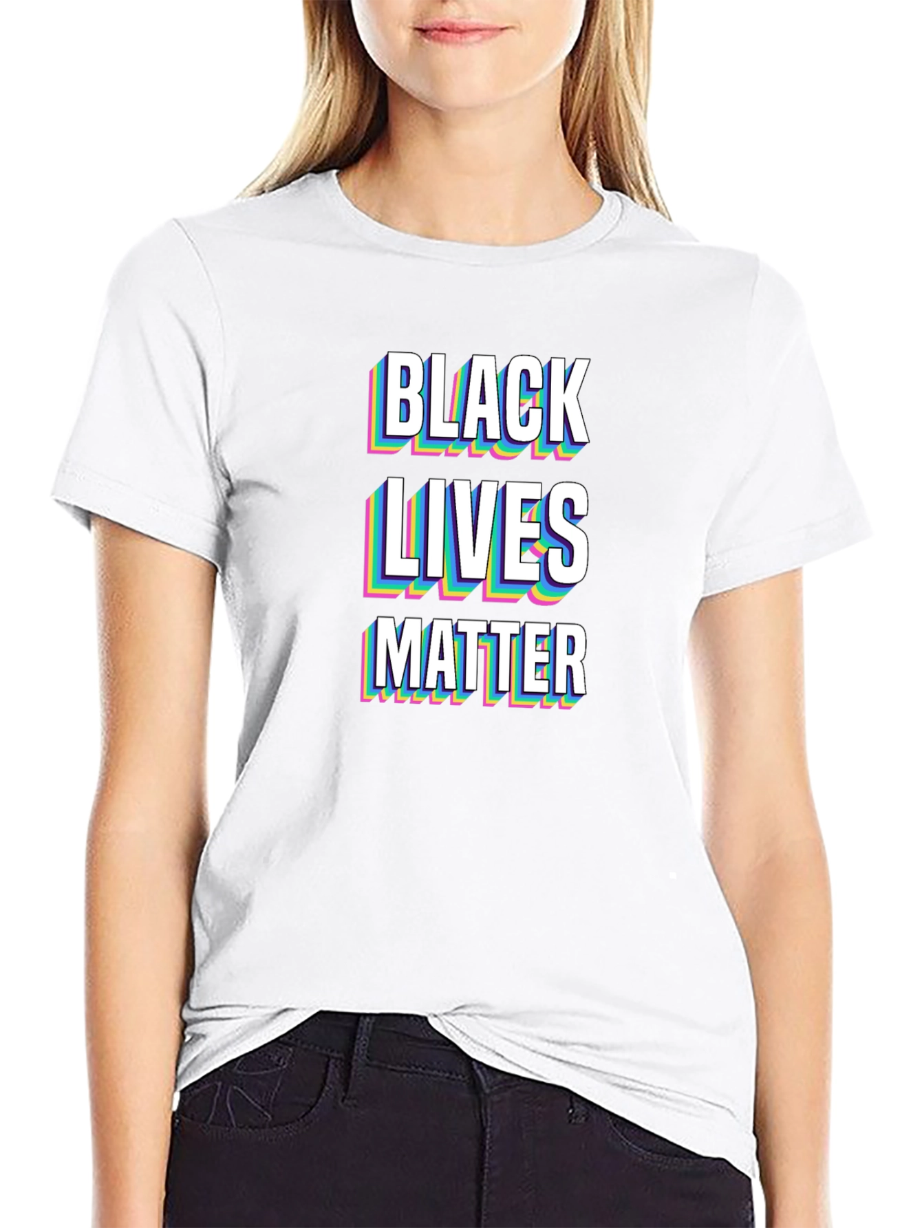 Black Black Lives Matter Graphic T-Shirt view 9