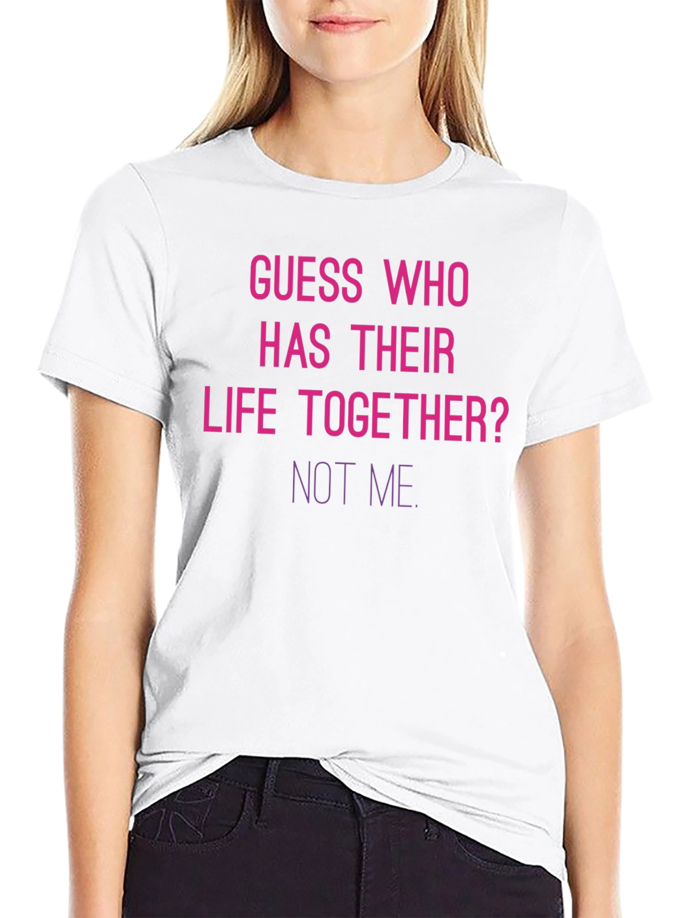 Guess Who Not Me Funny T-Shirt - 9