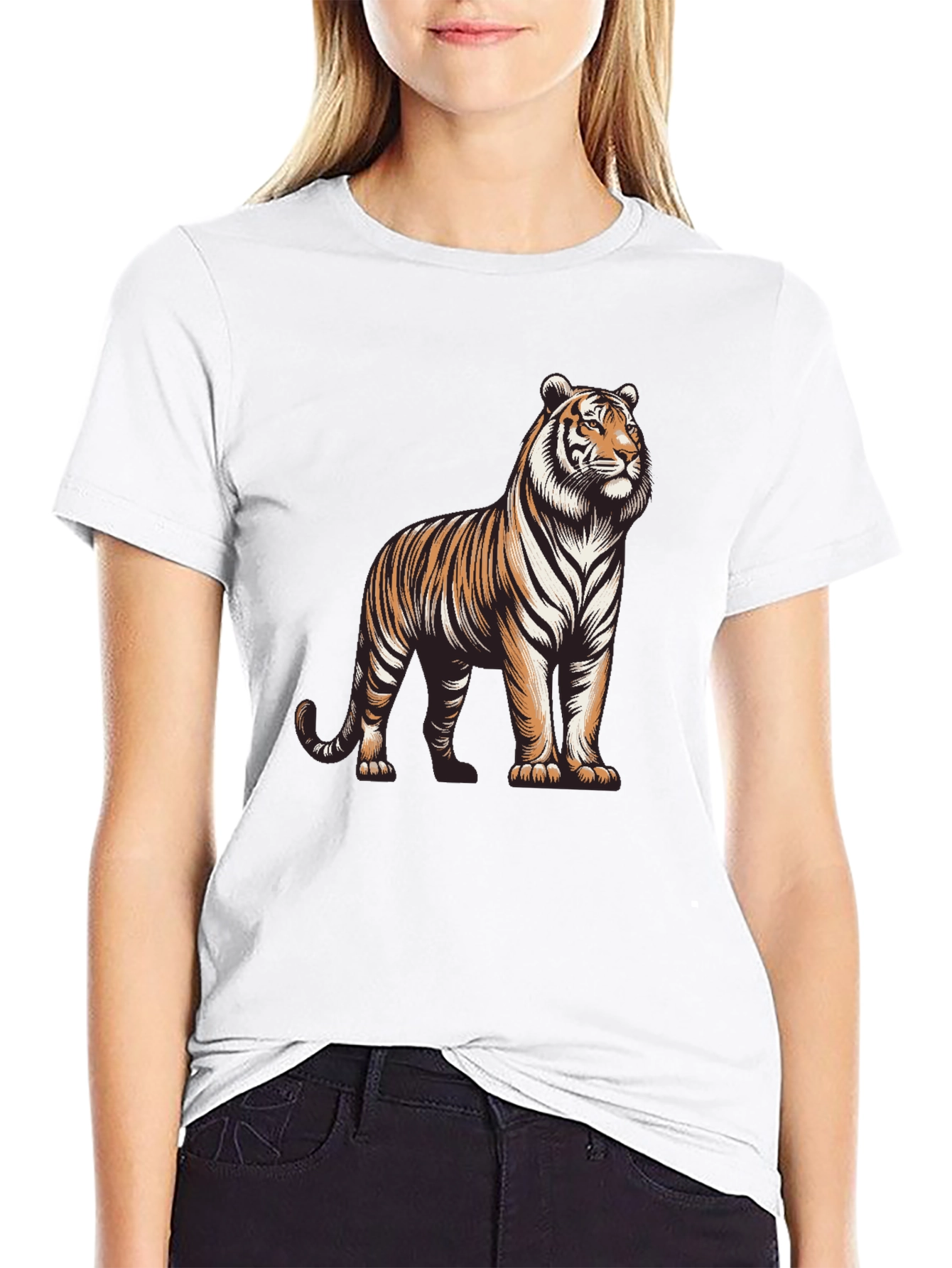 Black Tiger Graphic Tee - Bold & Stylish view 9