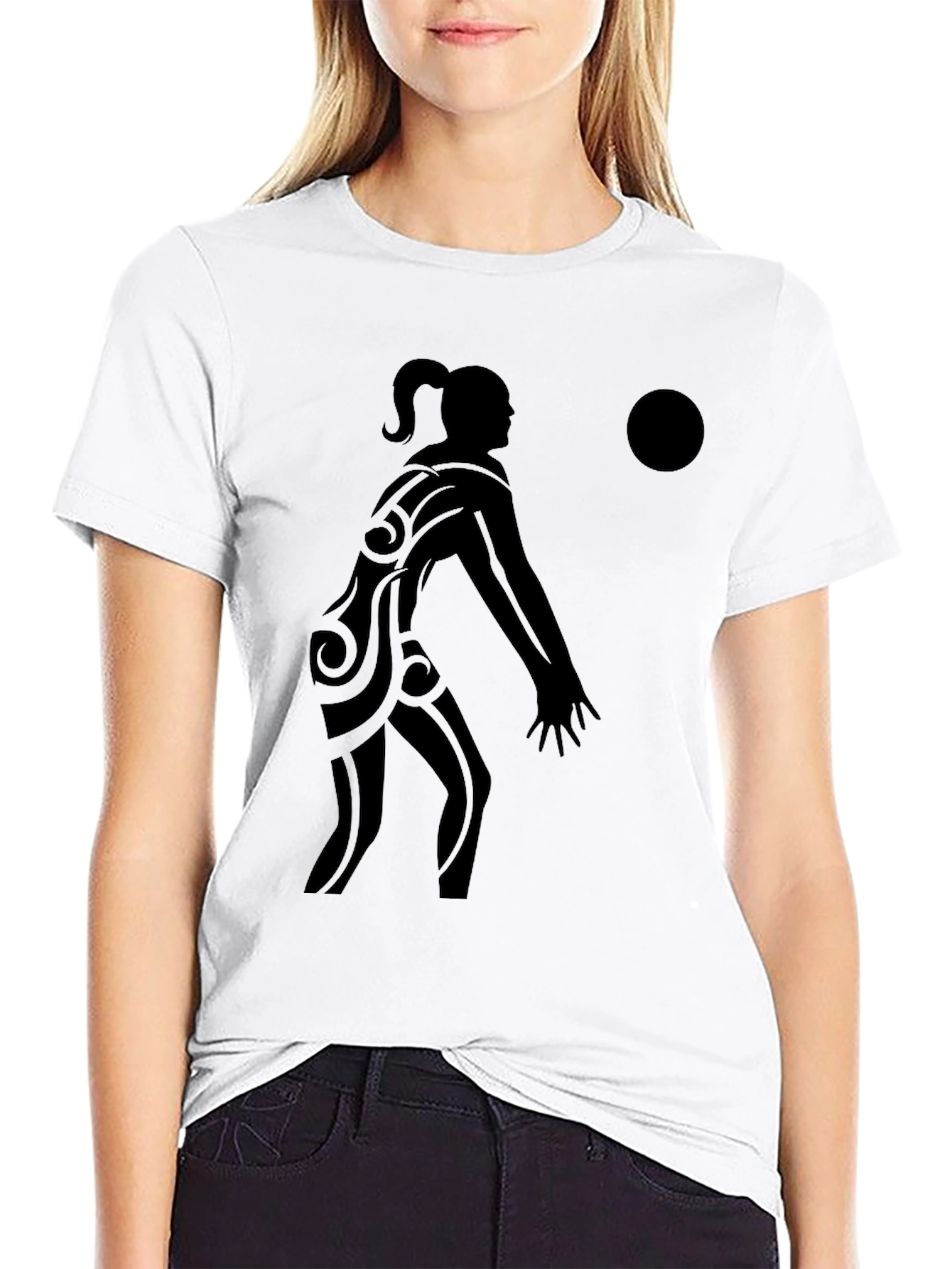 Volleyball Player Graphic Tee - Stylish Sport Shirt - 9