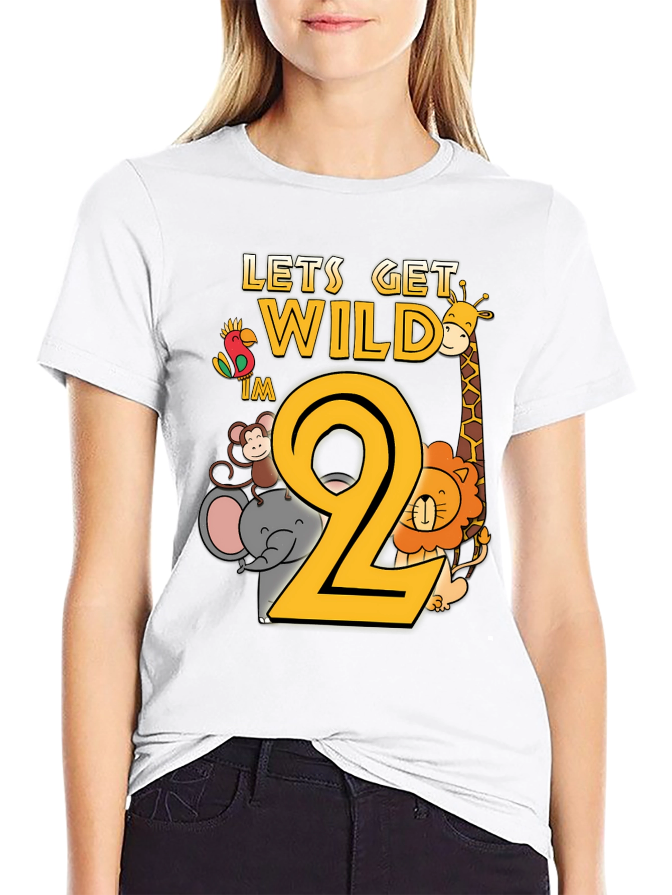 Let's Get Wild I'm 2nd Birthday T-Shirt - 9