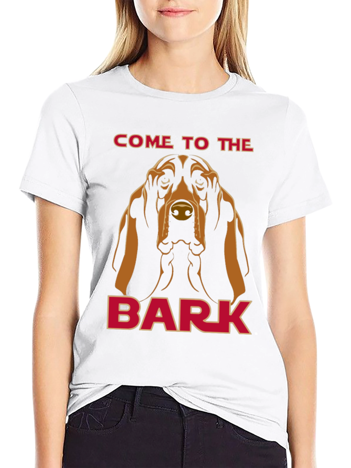 Black Come to the Bark Dog T-Shirt view 9