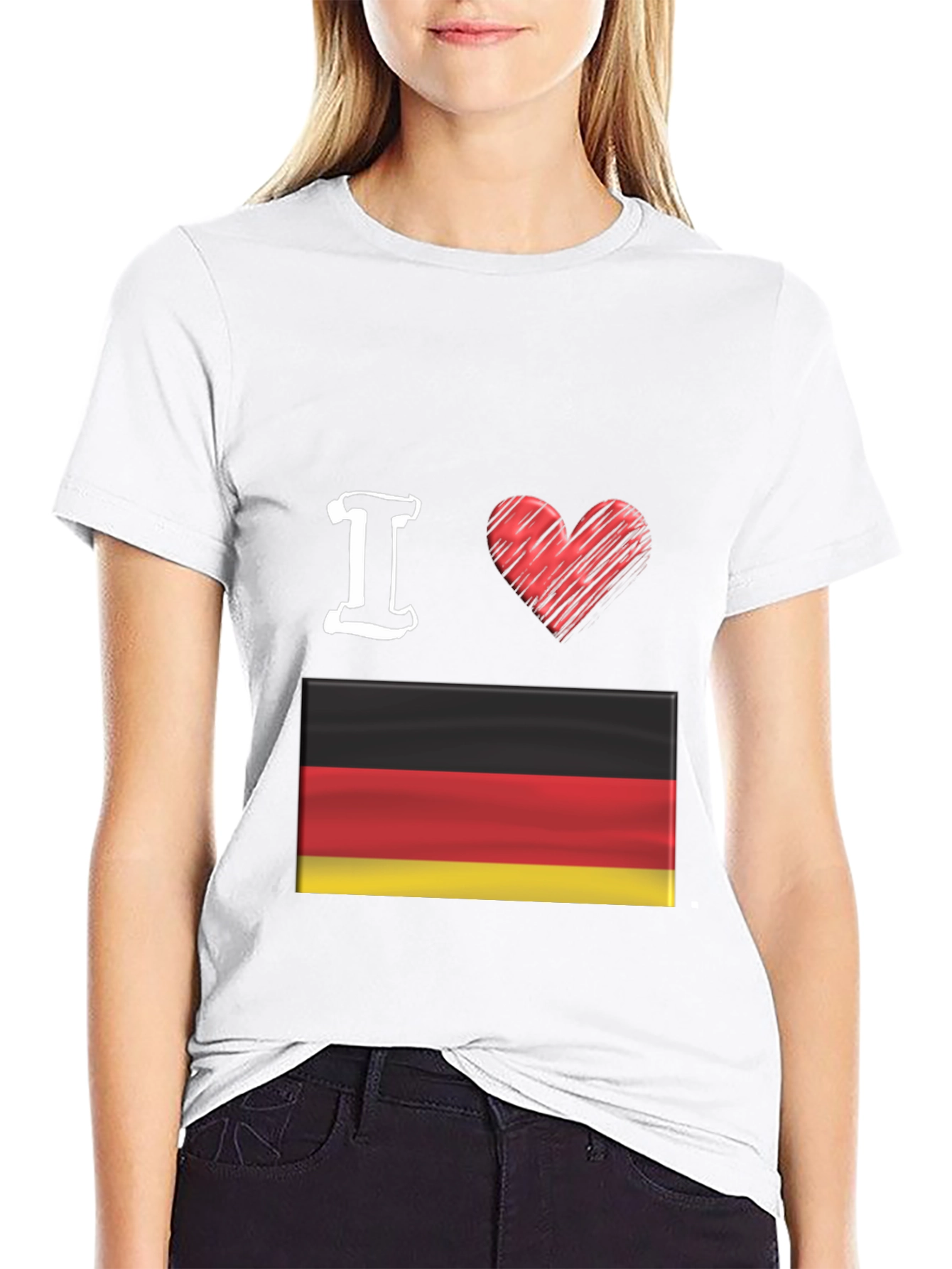 I Love Germany T-Shirt, German Flag Tee - 9