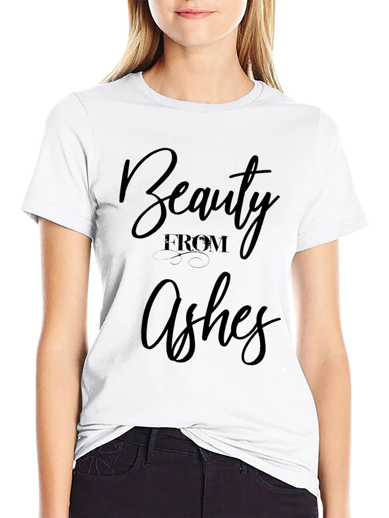 Black Beauty From Ashes Black T-Shirt view 9
