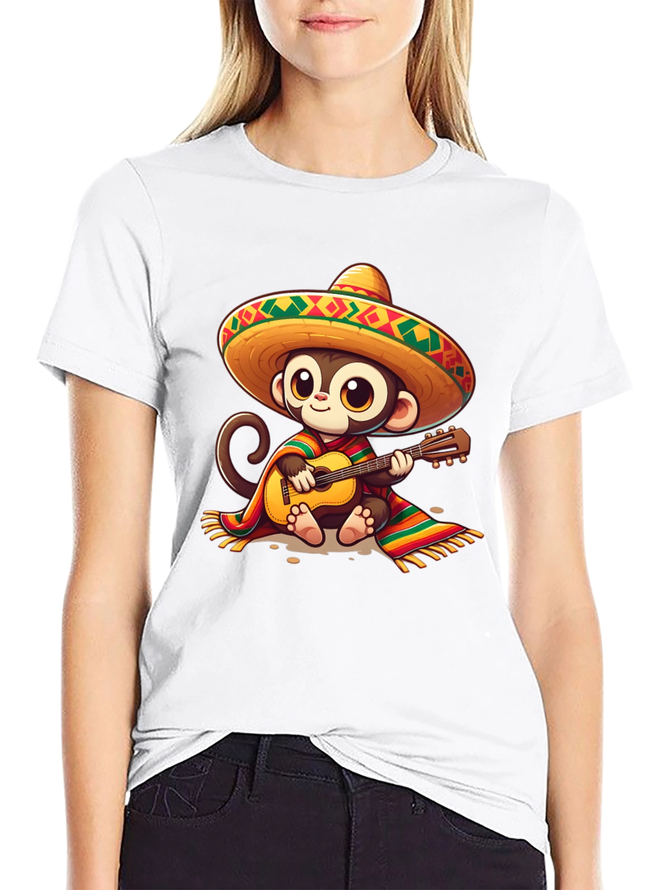 Black Monkey Mariachi T-Shirt view 9