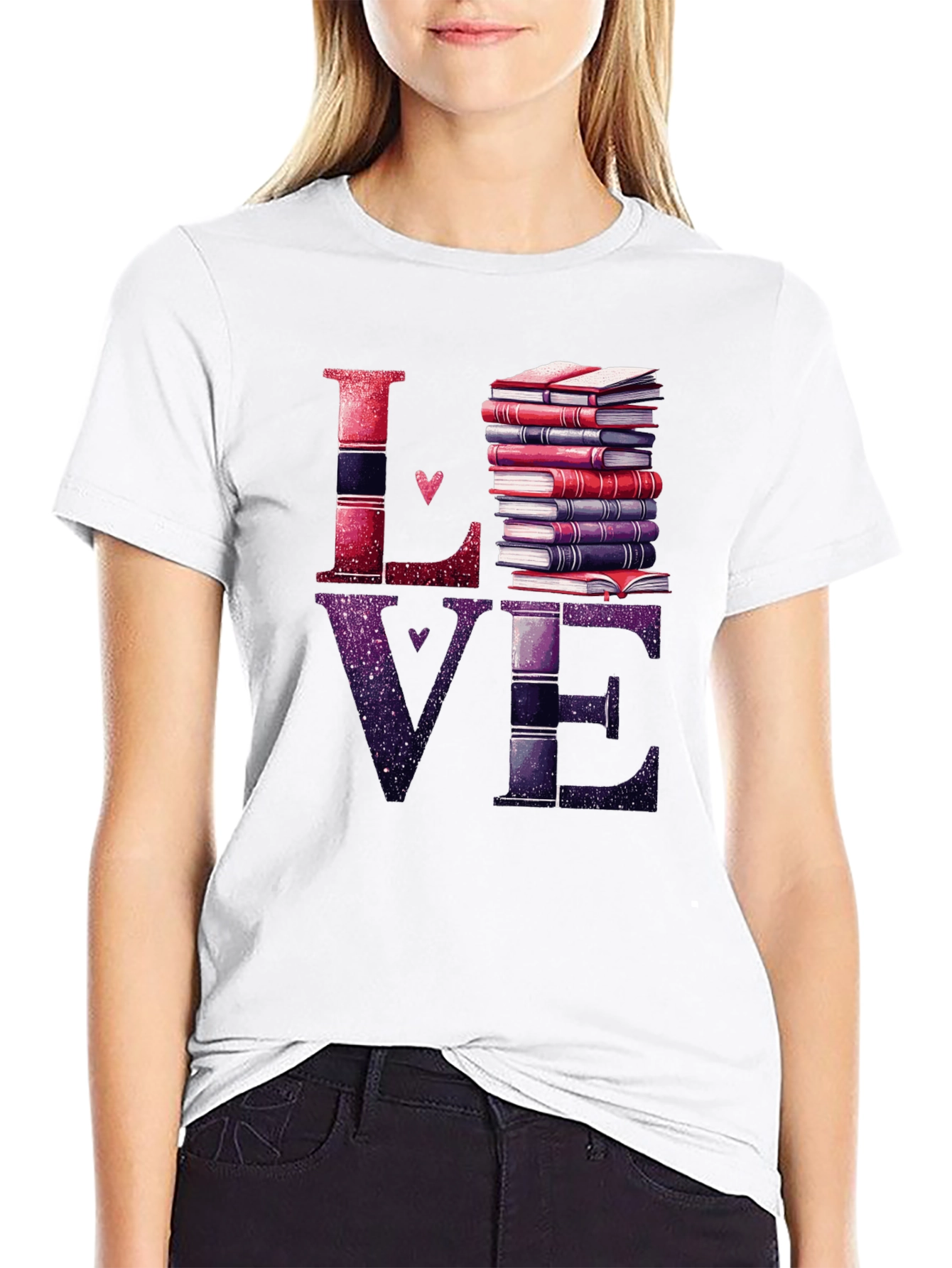 Black Love Books Graphic T-Shirt - Reader's Delight view 9