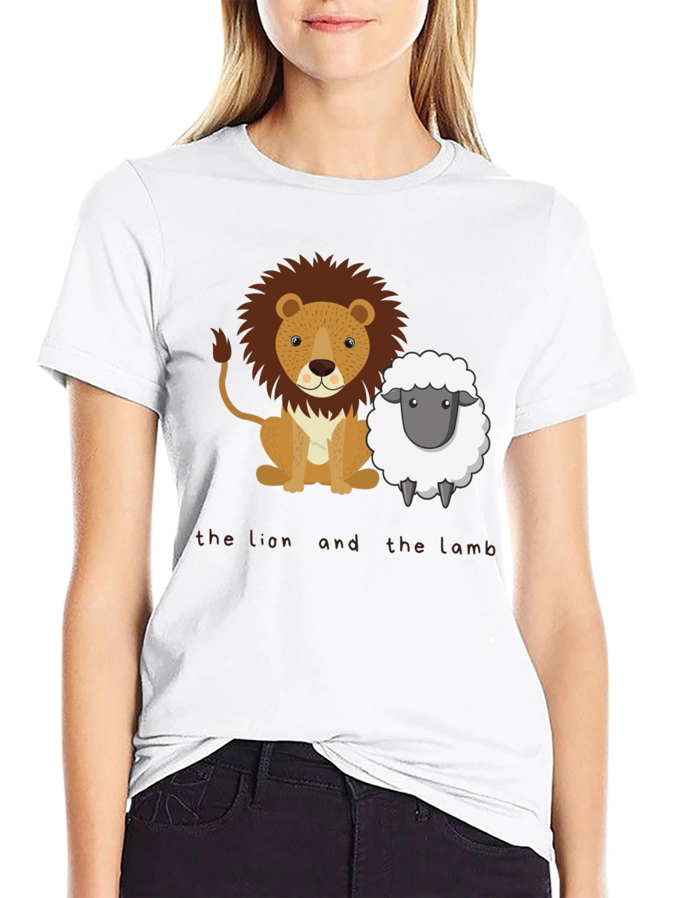 Black Lion and Lamb Graphic Tee view 9